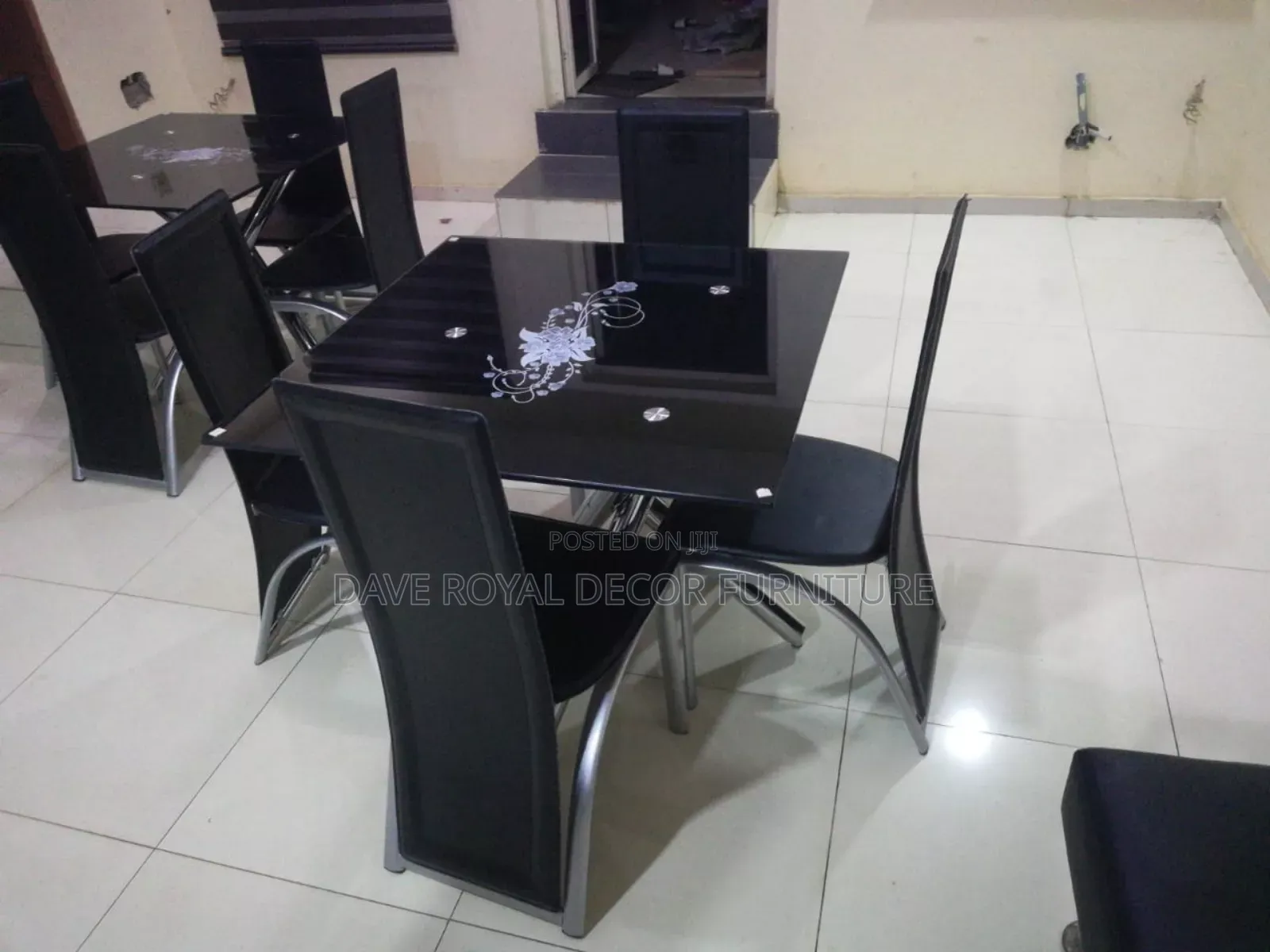 High Quality Modern Glass Dining Table by 4seater