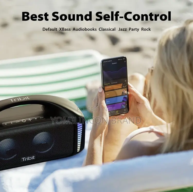 Tribit Stormbox Blast Portable Speaker:90W Loud Stereo Sound
