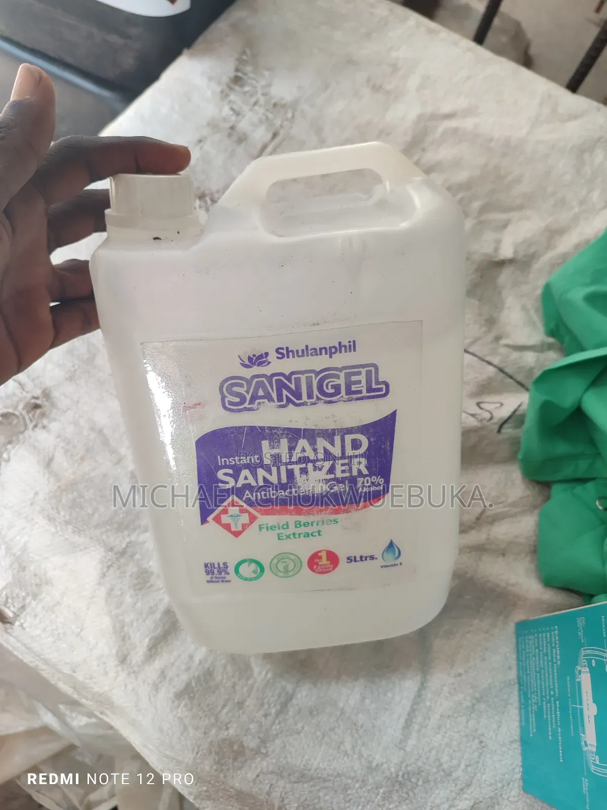 Senigel Gel Sanitizer 5litrs