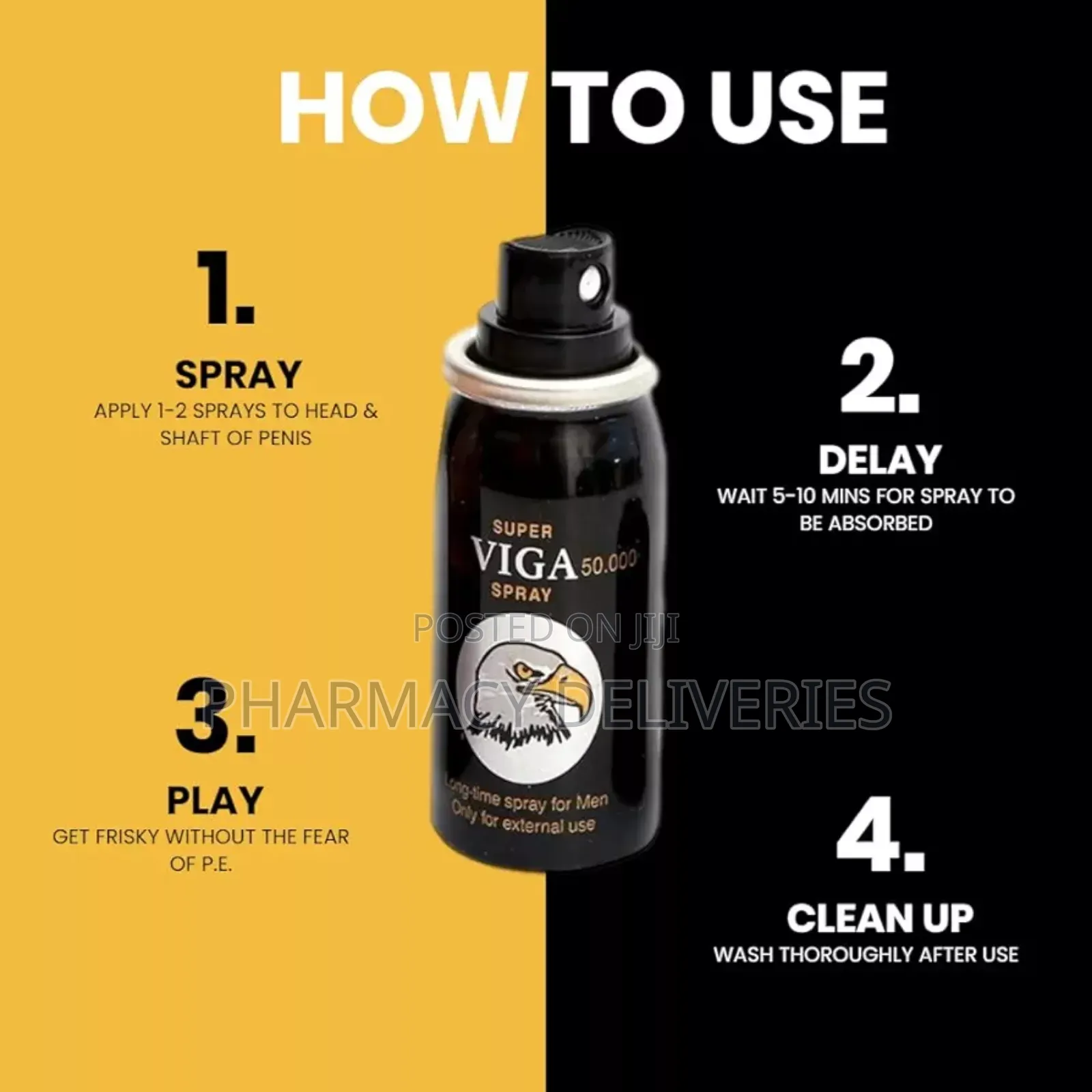 Viga 50000 Best Long Timing Delay Super Spray for Men