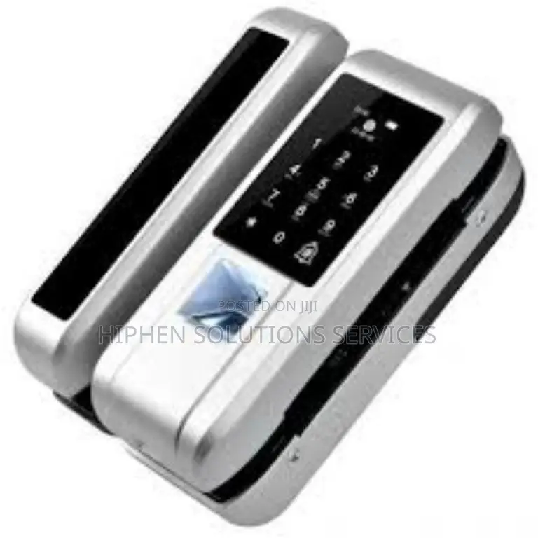 Fingerprint Glass Door Lock Digital Door Opener RFID