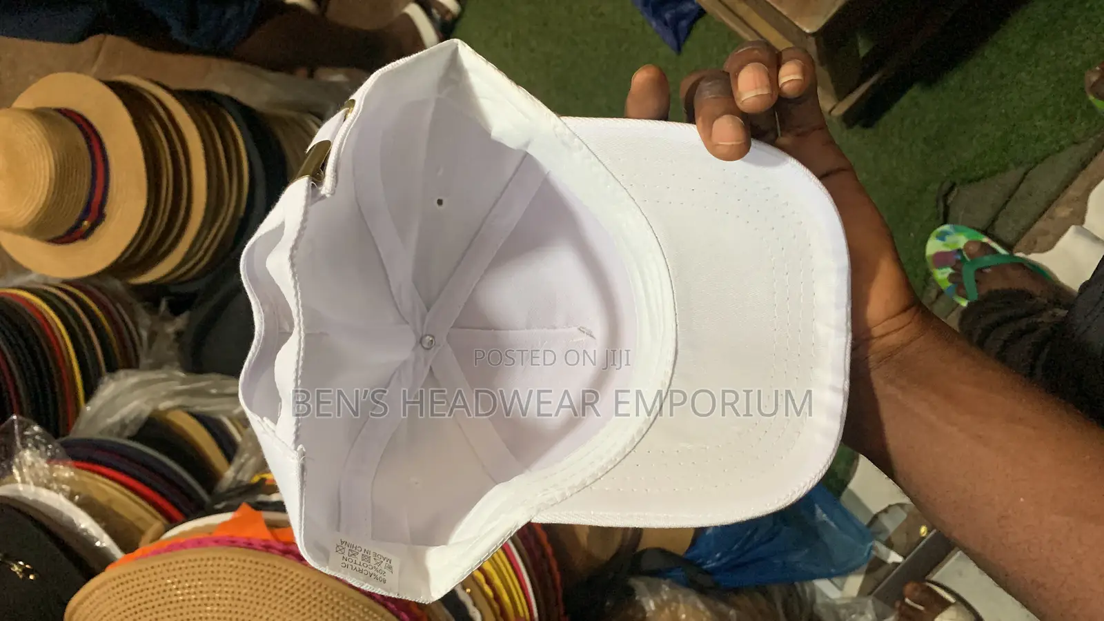 5-Panel, High-Quality Buckle Face Cap."