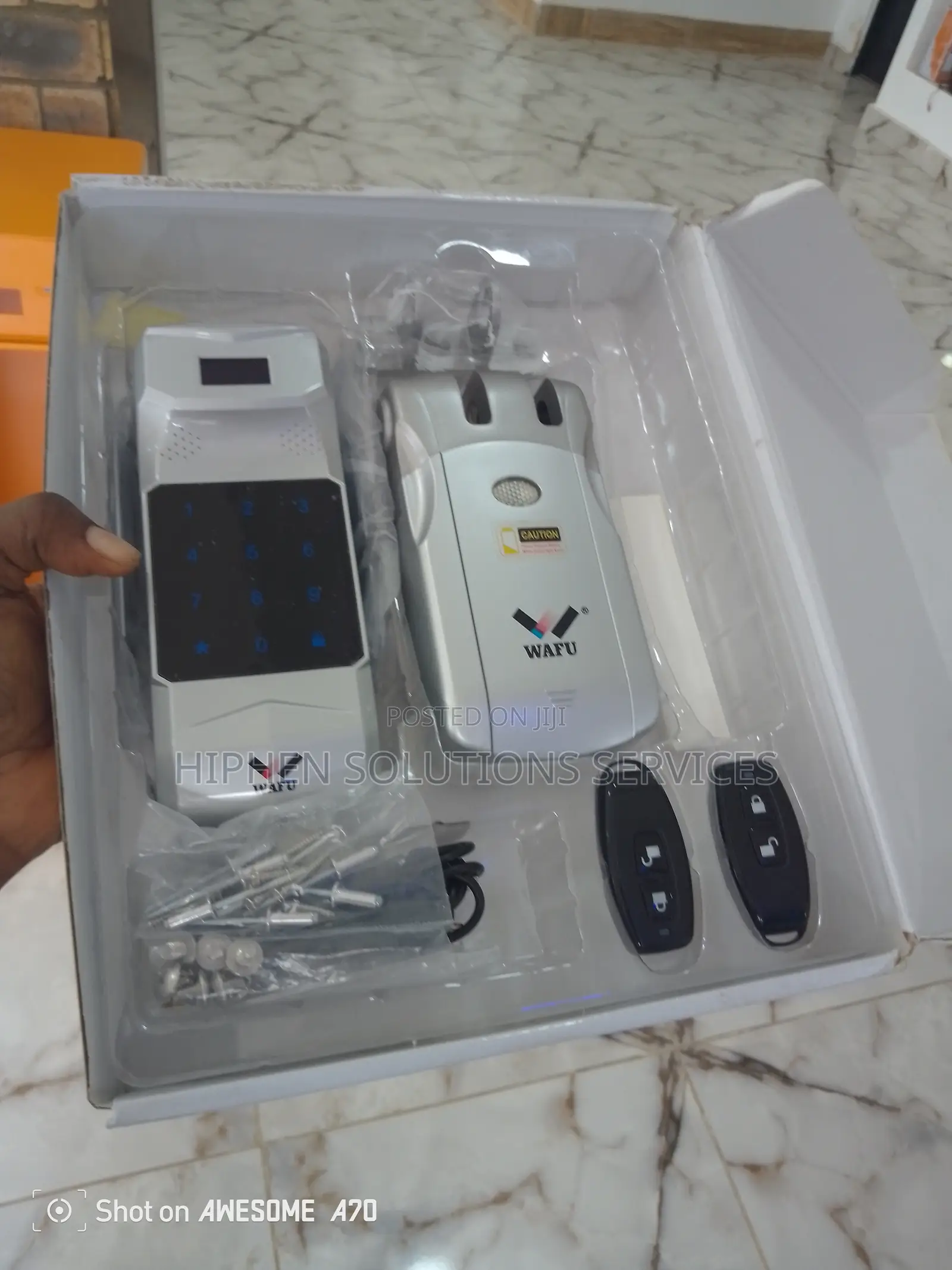 WAFU Wireless Smart Invisible Fingerprint Remote Lock