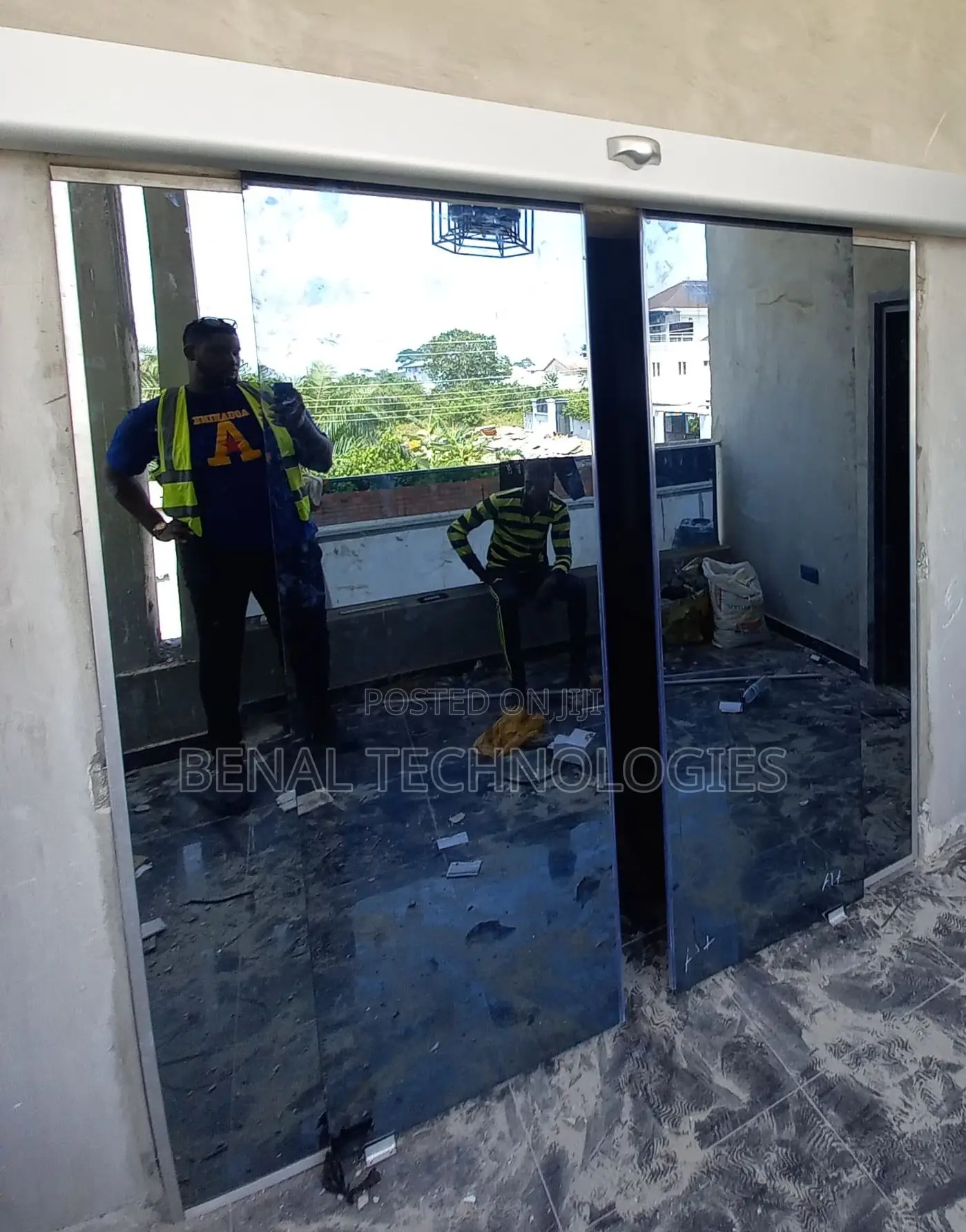 Automatic Sensor Driven Sliding Door