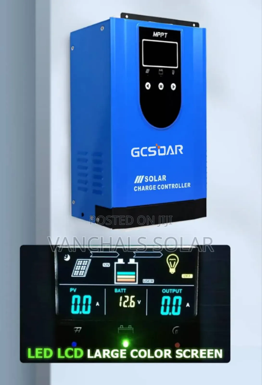 MPPT Solar Charge Controller 80a 12/24/36/48v Auto