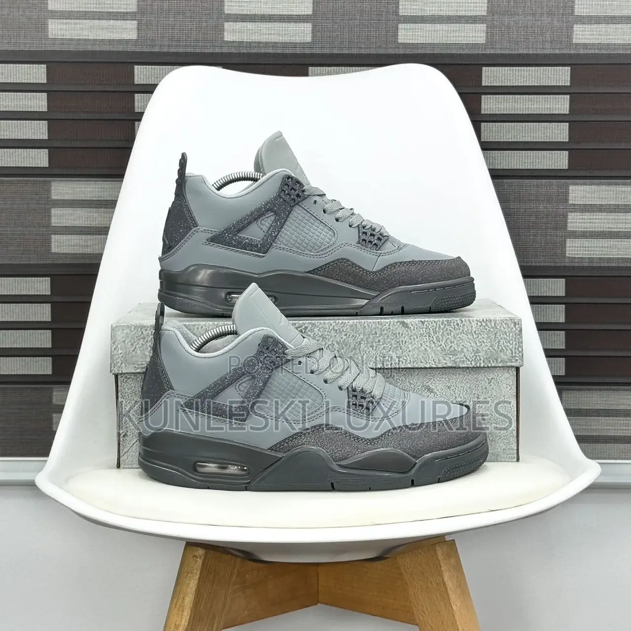 Paris Olympics 24 X Air Jordan Iv (4) Se Wet Cement Sneakers