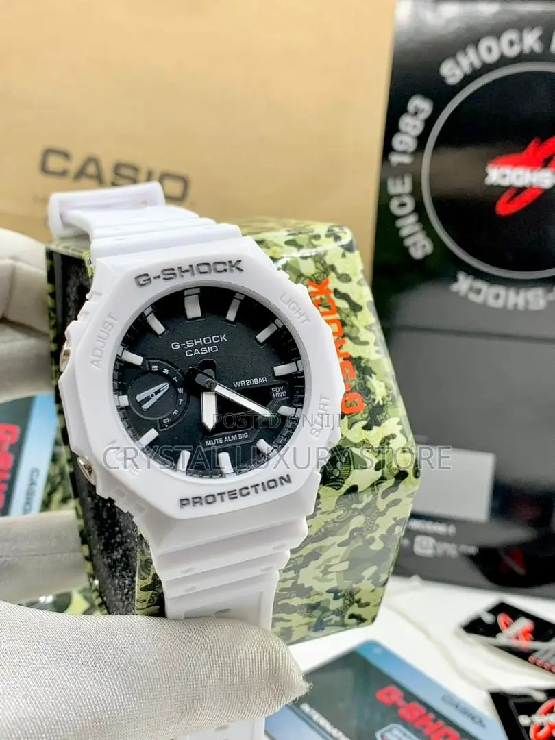 G-Shock Quality Luxury Men Rubber Strap Wristwatch
