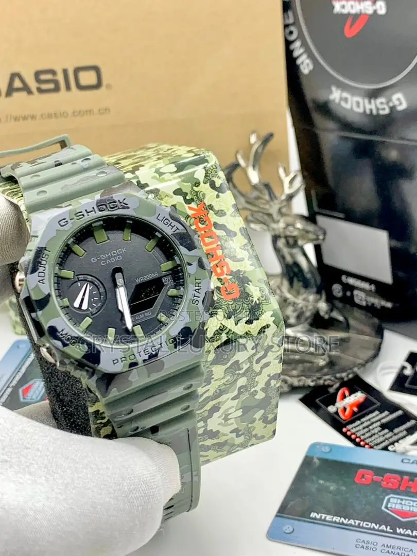 G-Shock Quality Luxury Men Rubber Strap Wristwatch