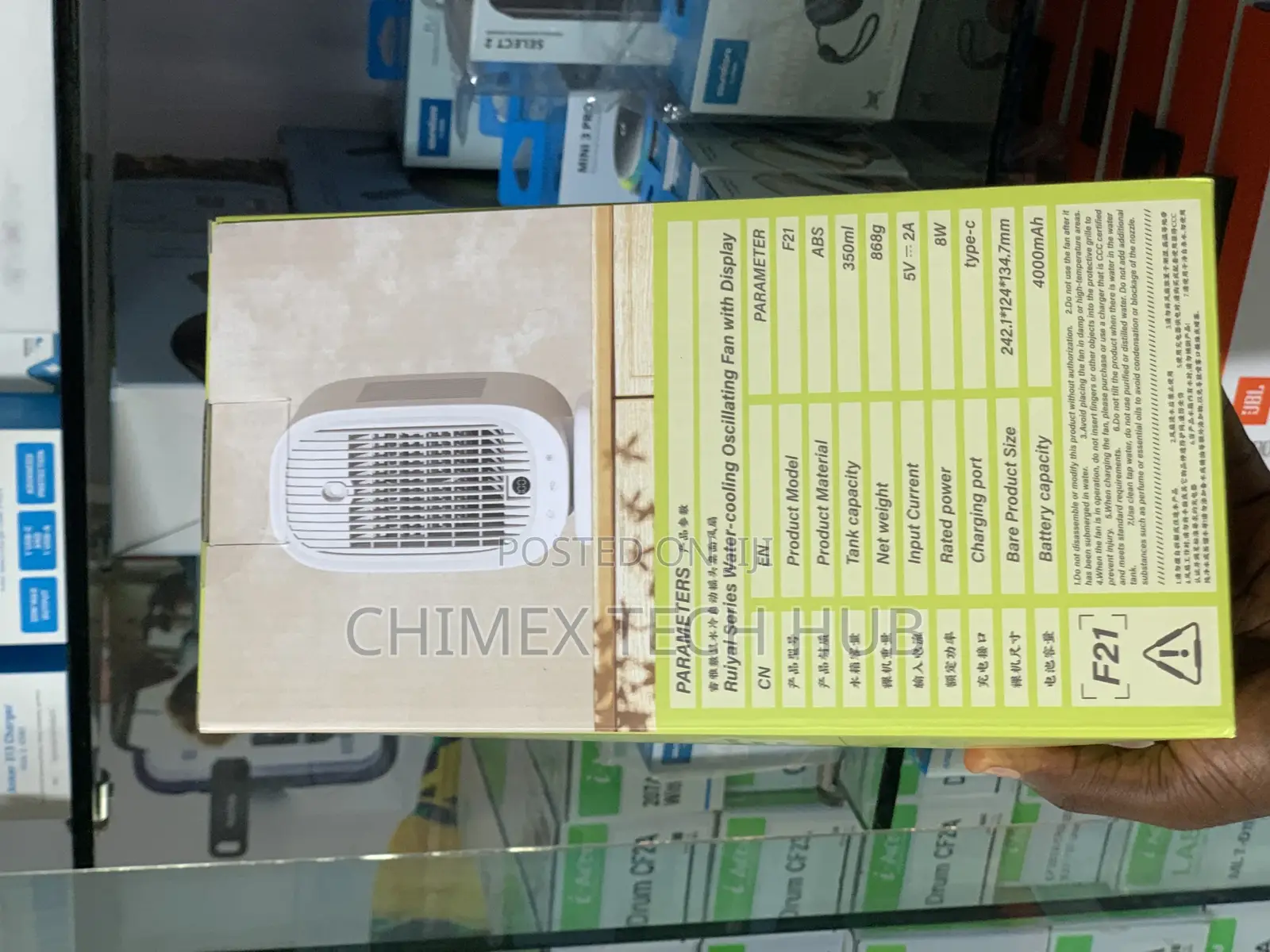 Remax Water Cooling Oscillating Fan