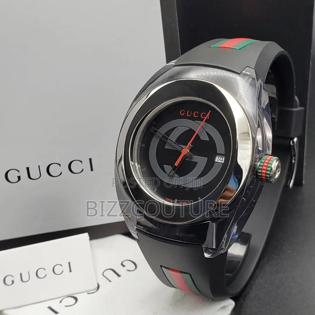 Original Gucci Color Selection Rubber Strap Watch in Store
