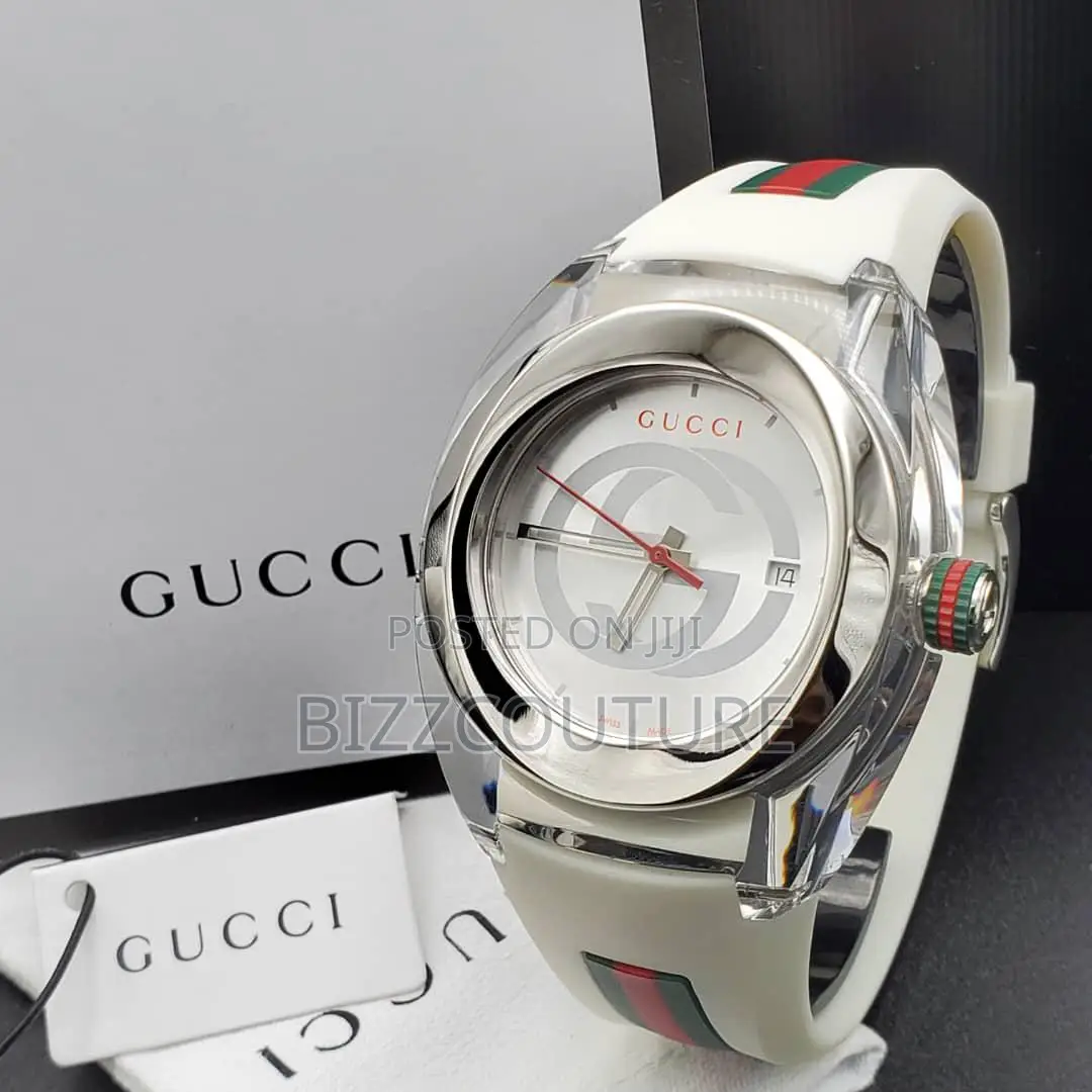 Original Gucci Color Selection Rubber Strap Watch in Store
