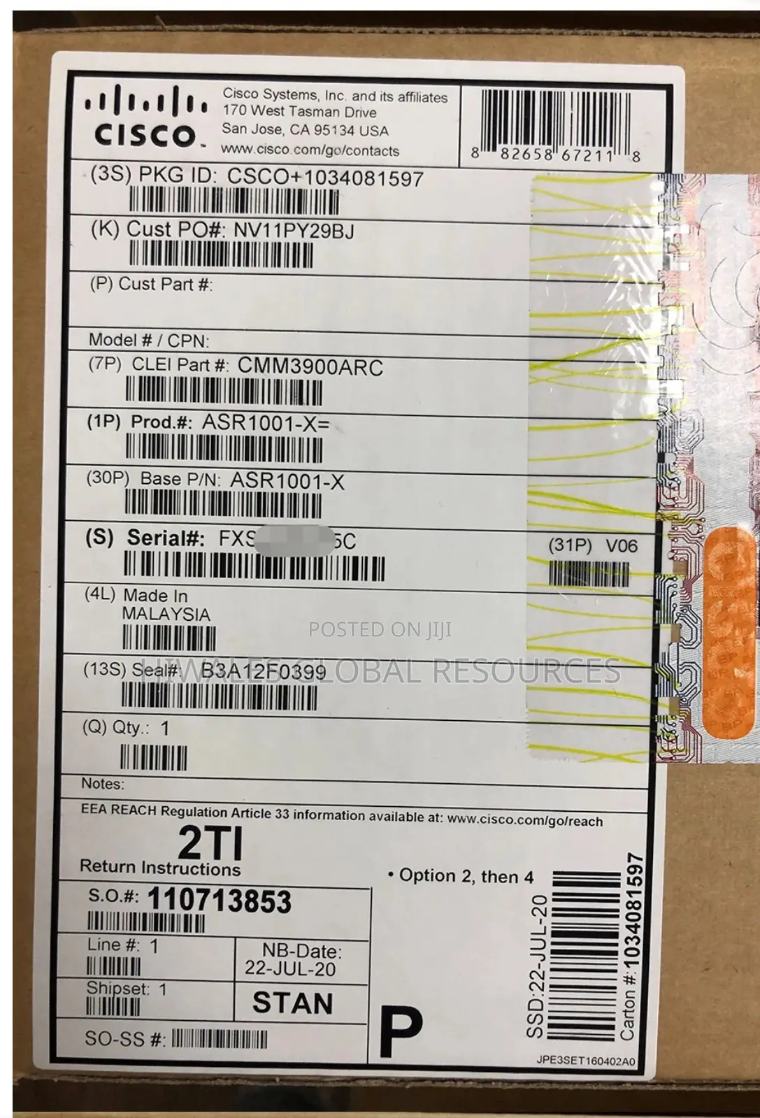 ASR1001-X Aggregation Service Router