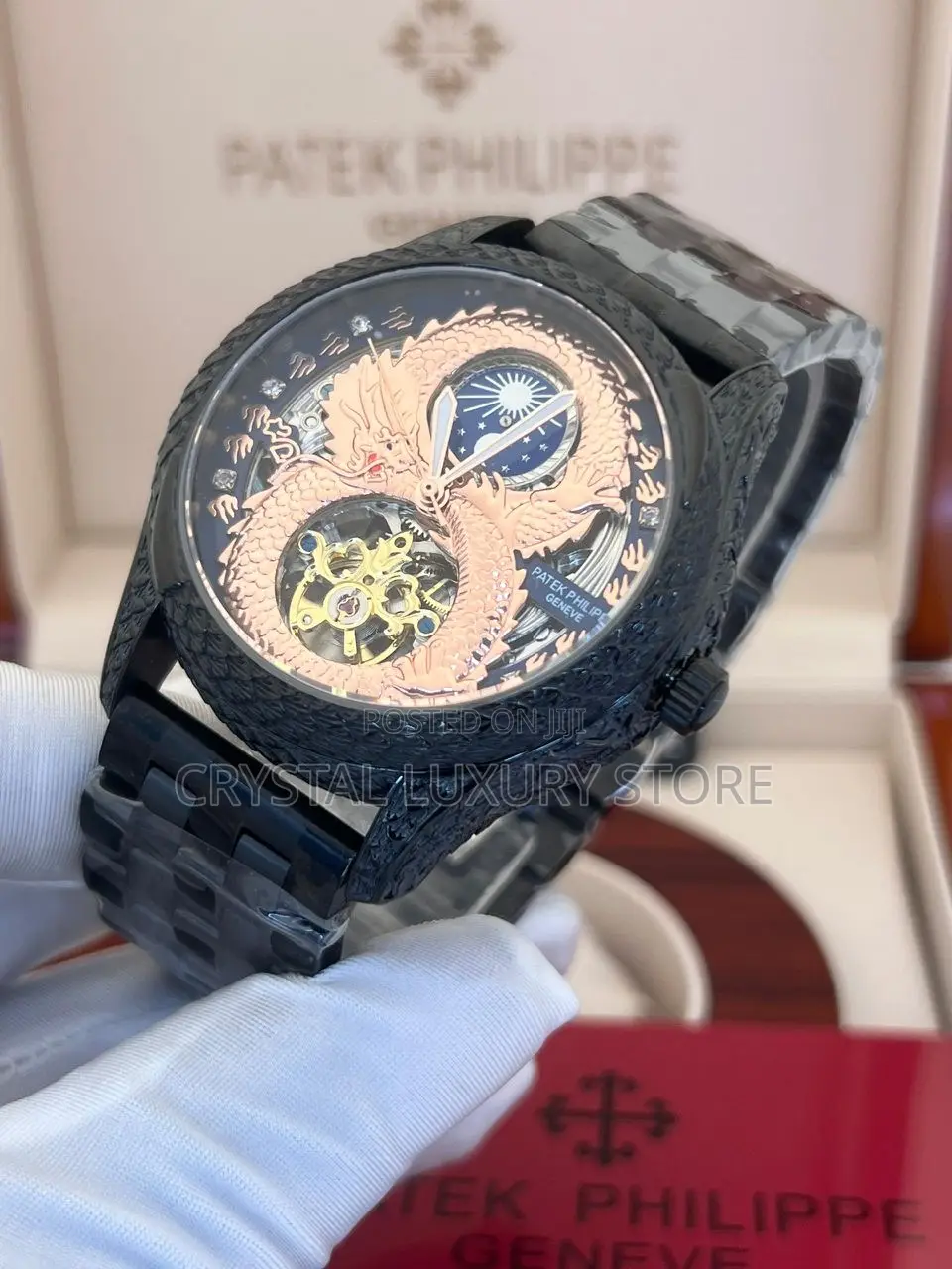 Patek Philippe Quality Luxury Men Chain Wristwatch