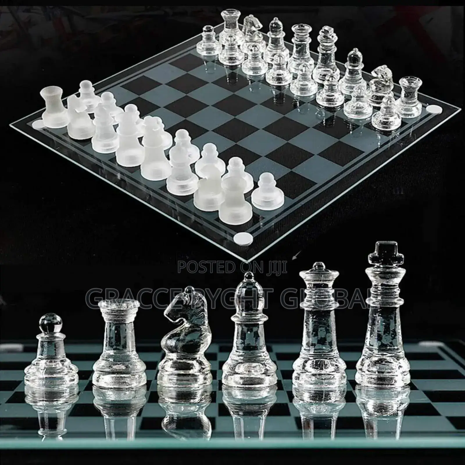 Glass Chess Board