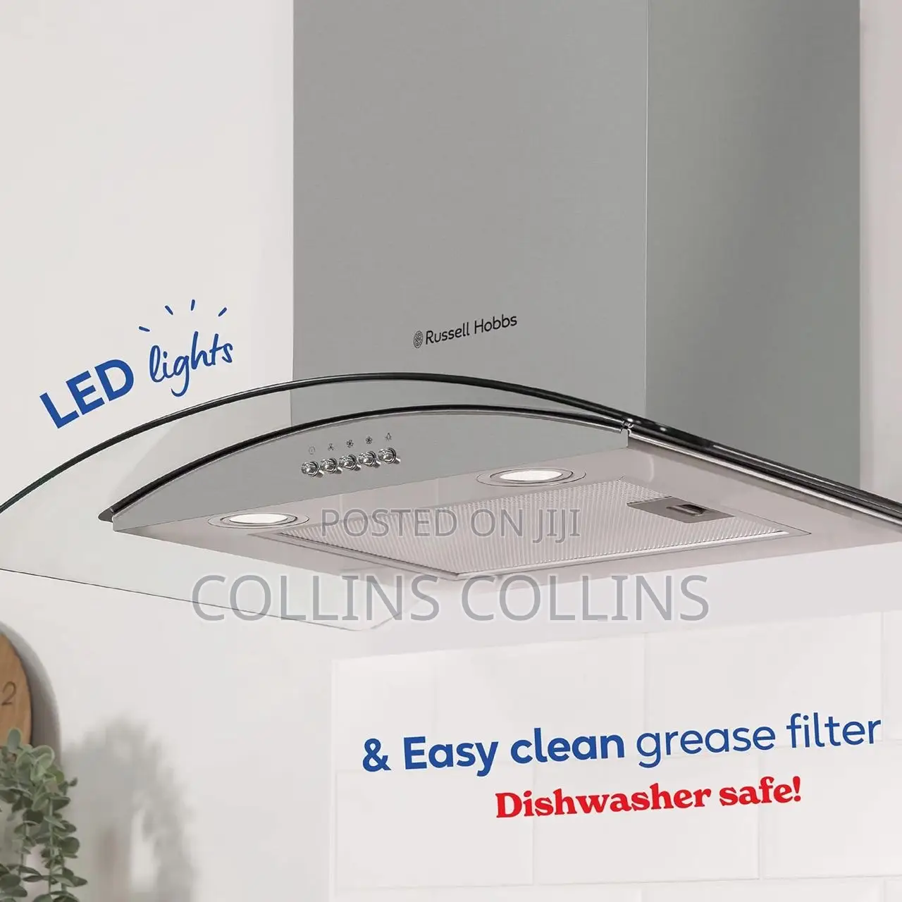 Russell Hobbs 90cm Cooker Hood - Stainless Steel