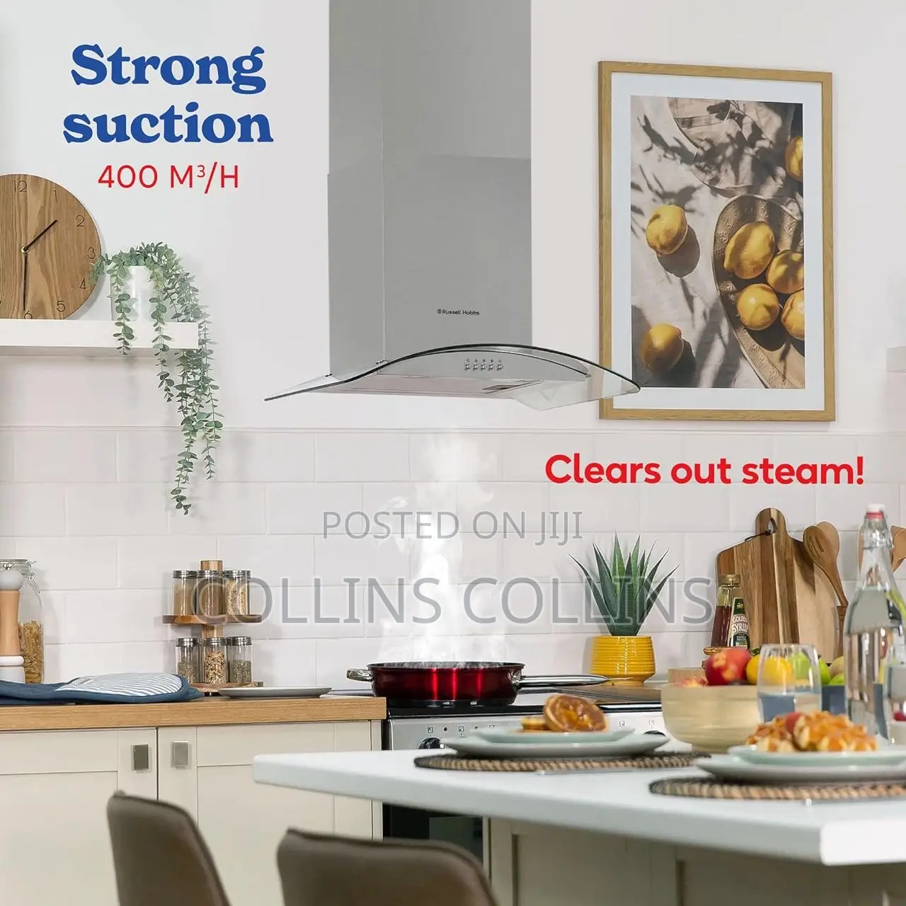 Russell Hobbs 90cm Cooker Hood - Stainless Steel