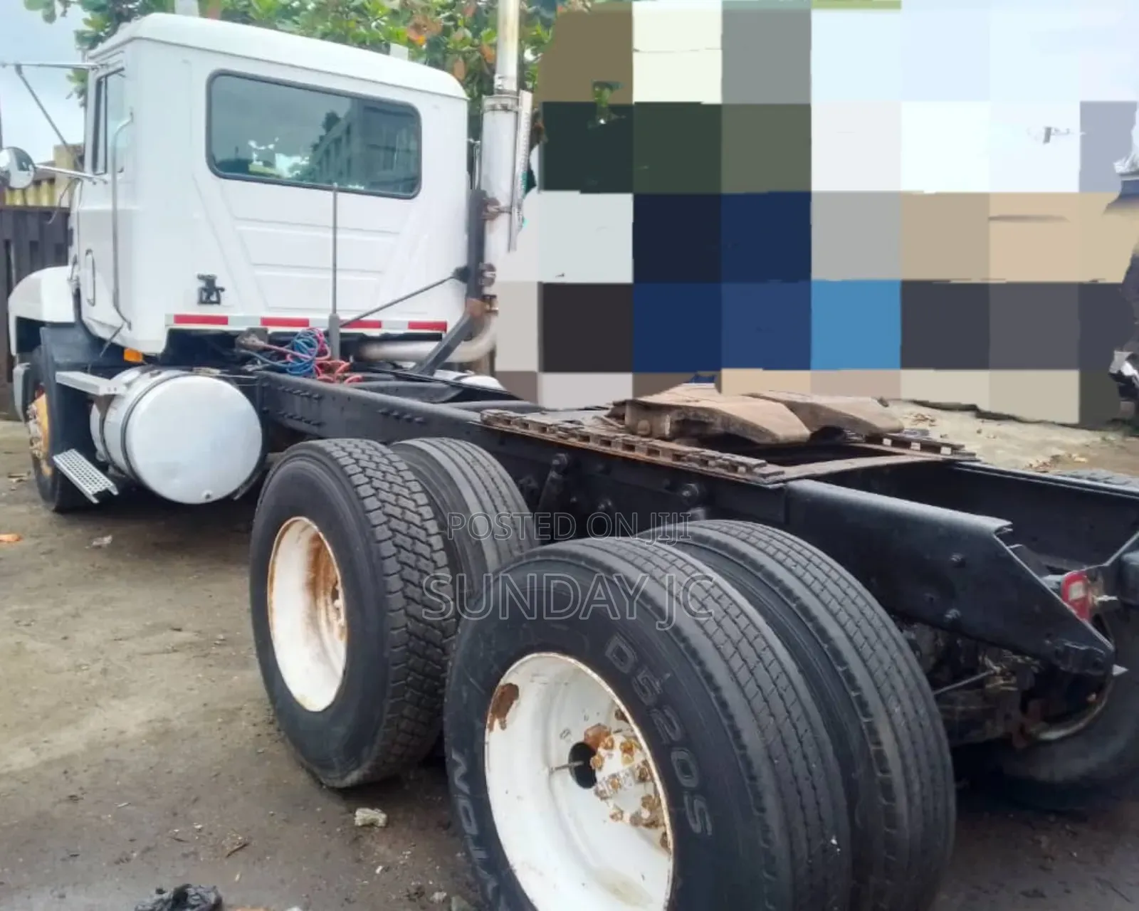Double Frame CH Mack Ten Tyres Head Truck Spring Suspension