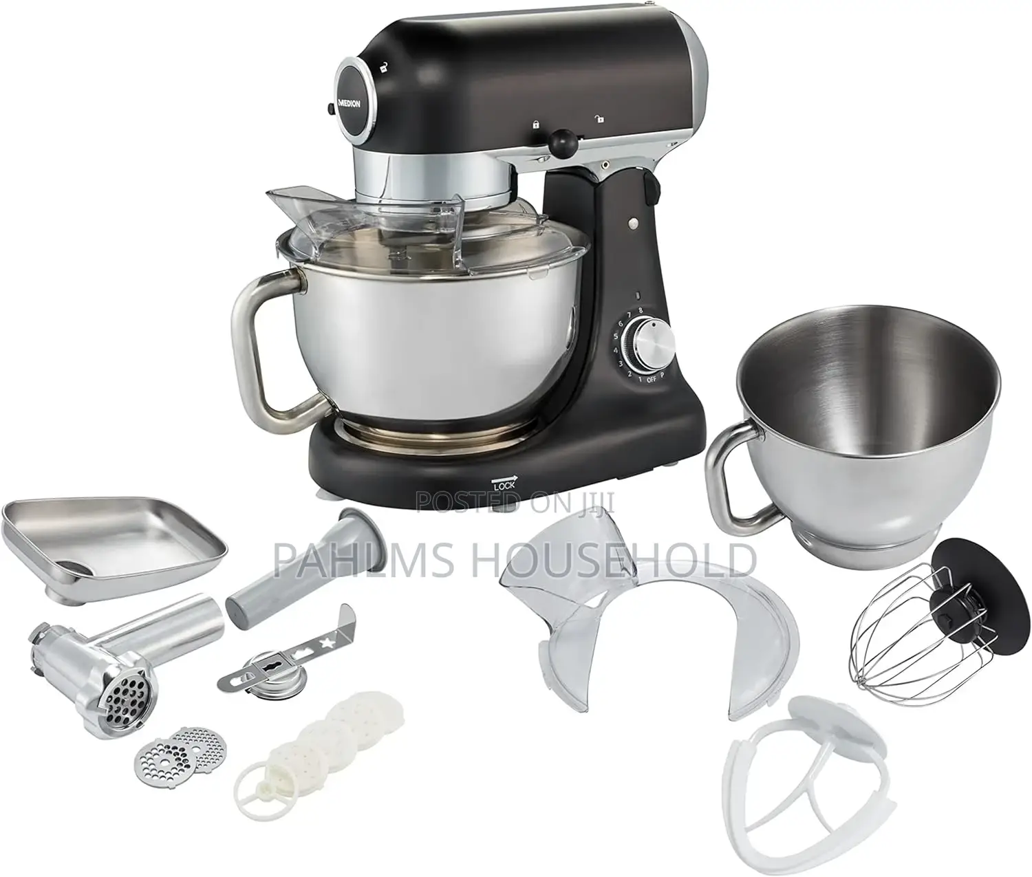 Medion Die-Cast Professional 5L Stand Mixer|Meat Mincer