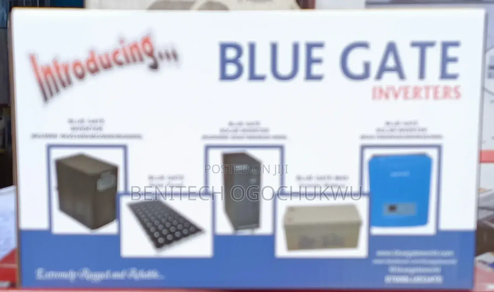 Original Bg653 Elite Pro Blue Gate Ups With Internal Avr