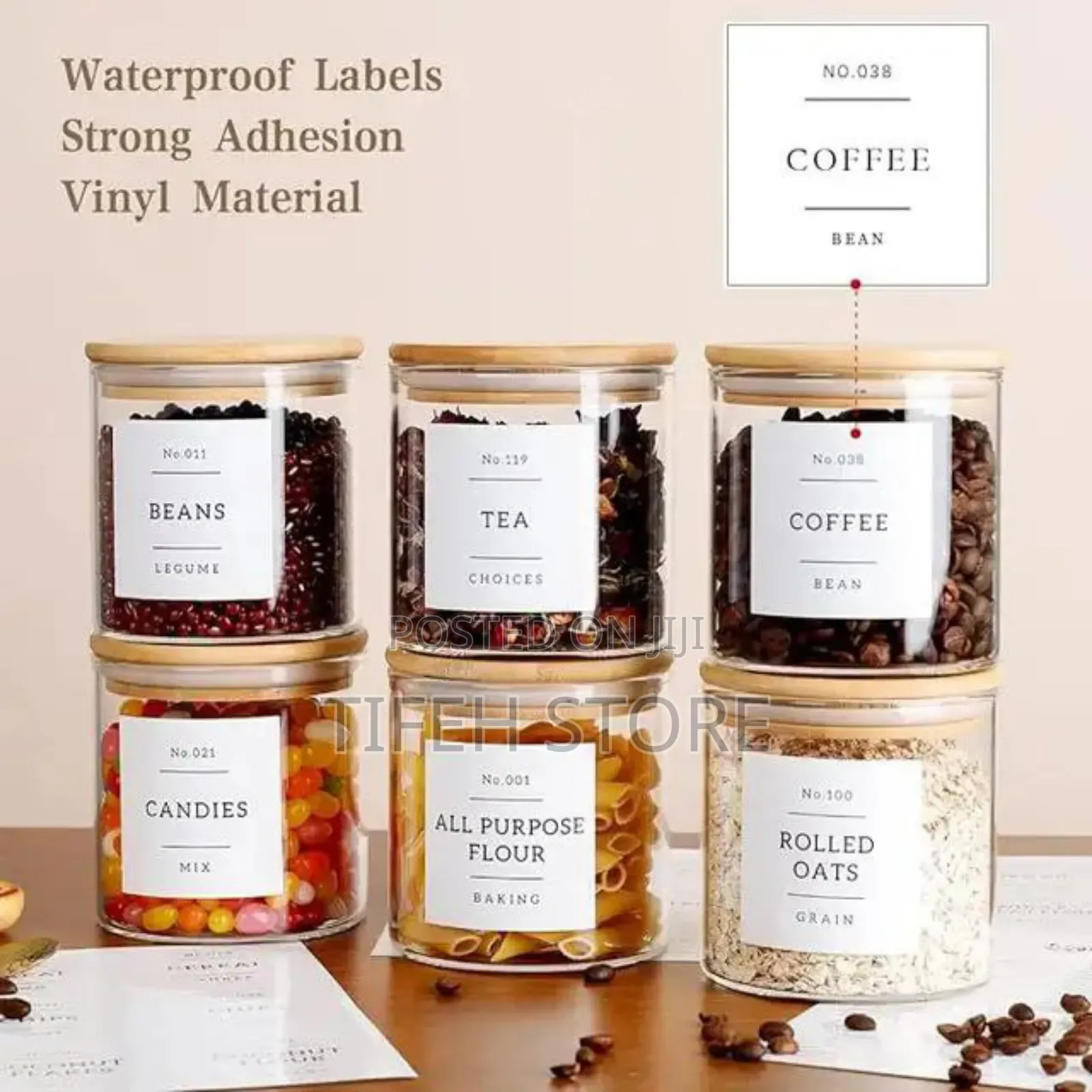 6 Pieces Spice Jar