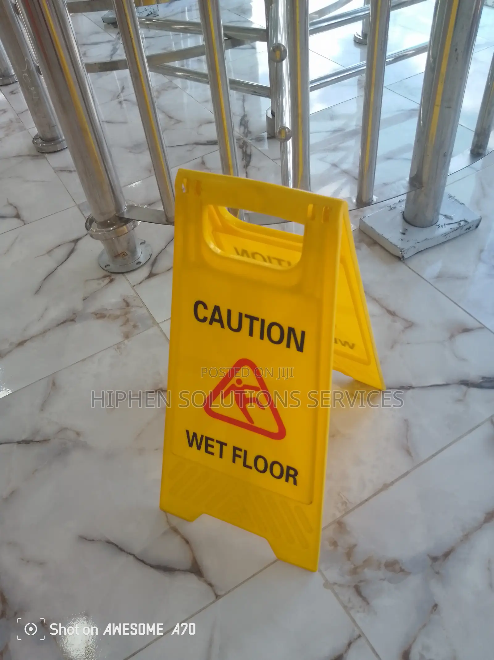 Caution Wet Floor Sign For School