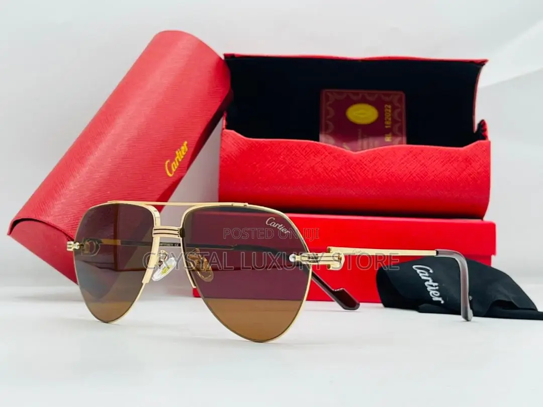 Cartier Quality Luxury Men Sunglasses