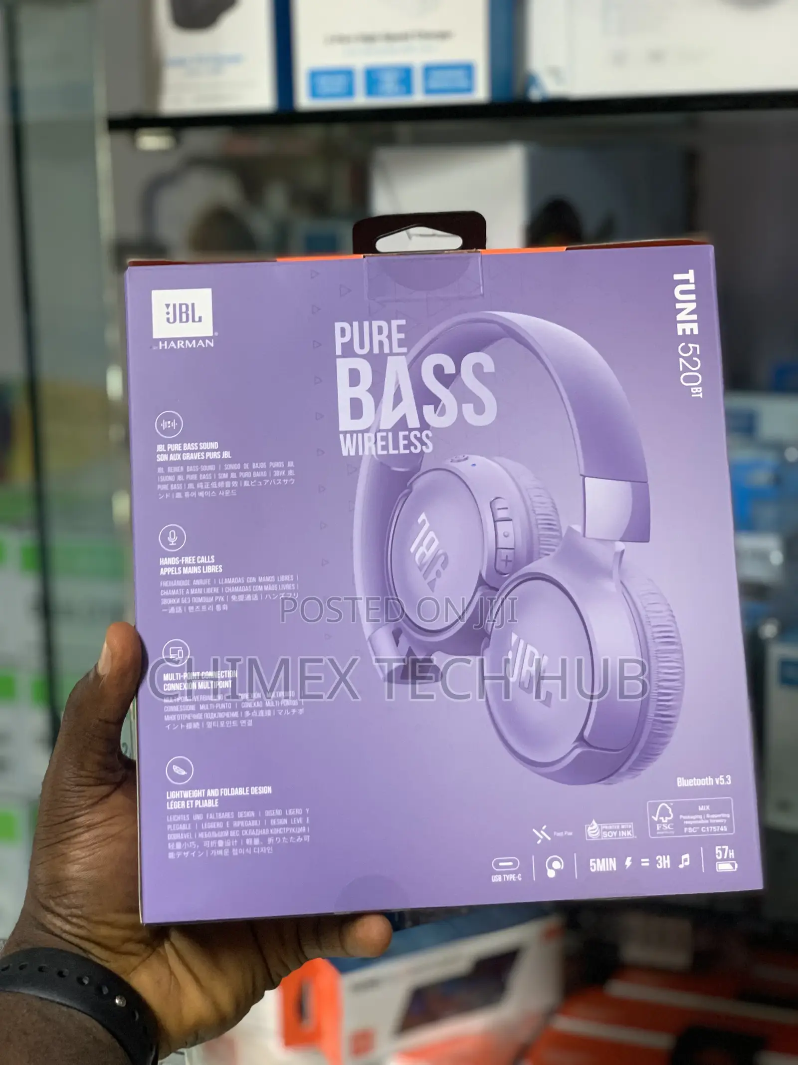 JBL Tune 520 Wireless Headphones