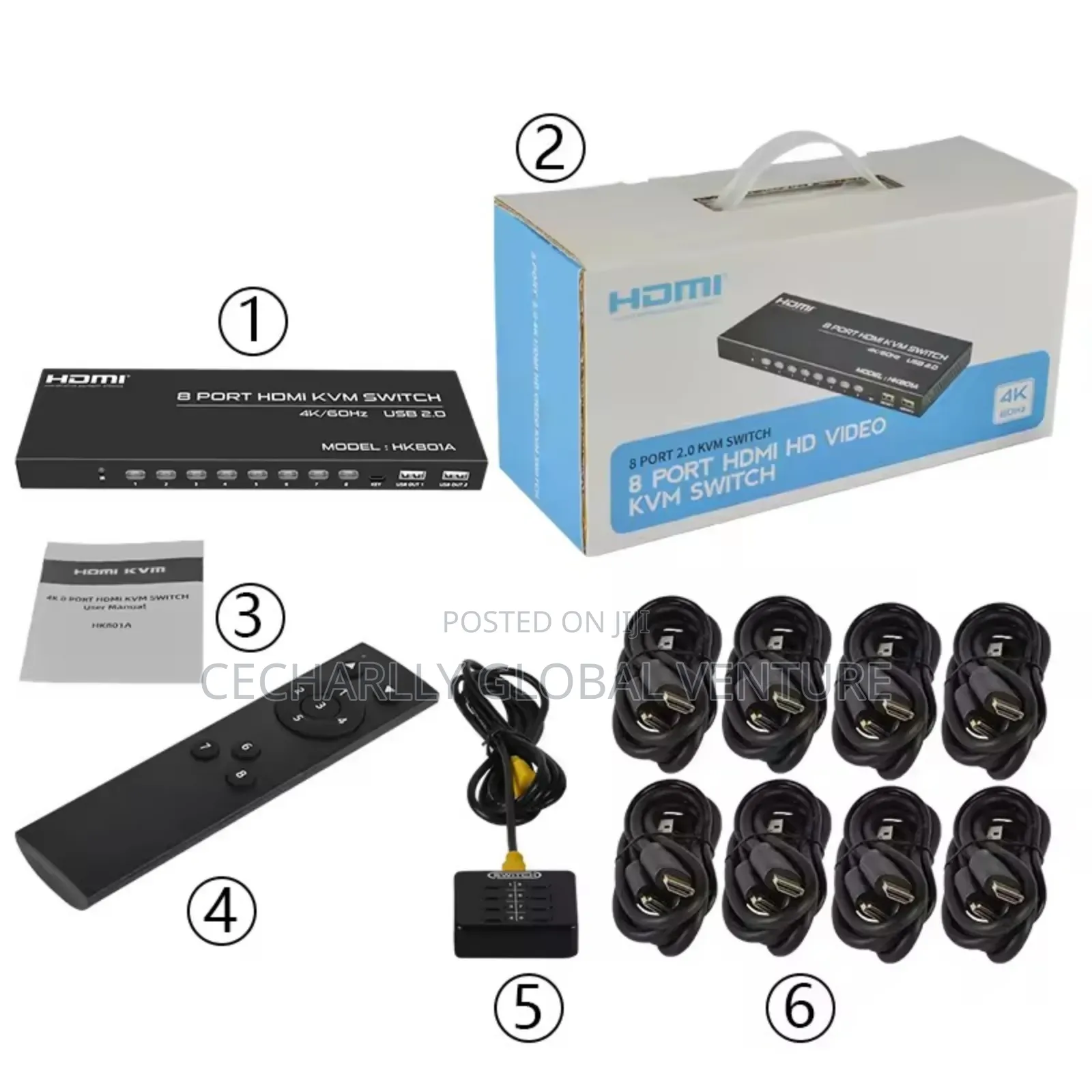 8port Hdmi KVM Switch