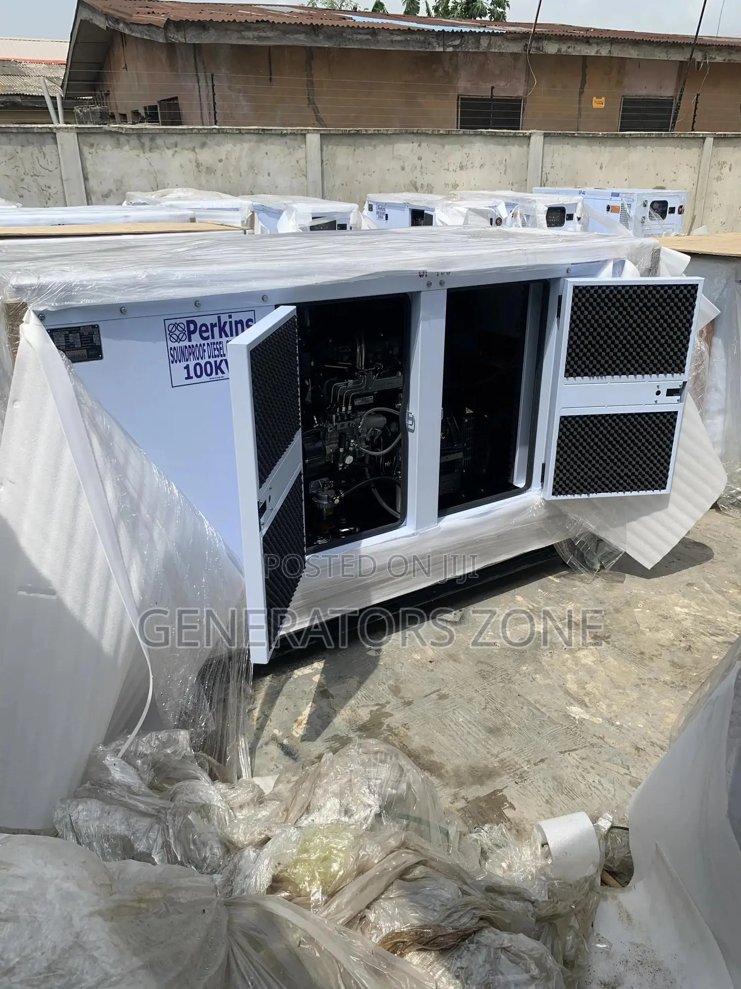 100kva Rigidity Perkins Soundproof Generator
