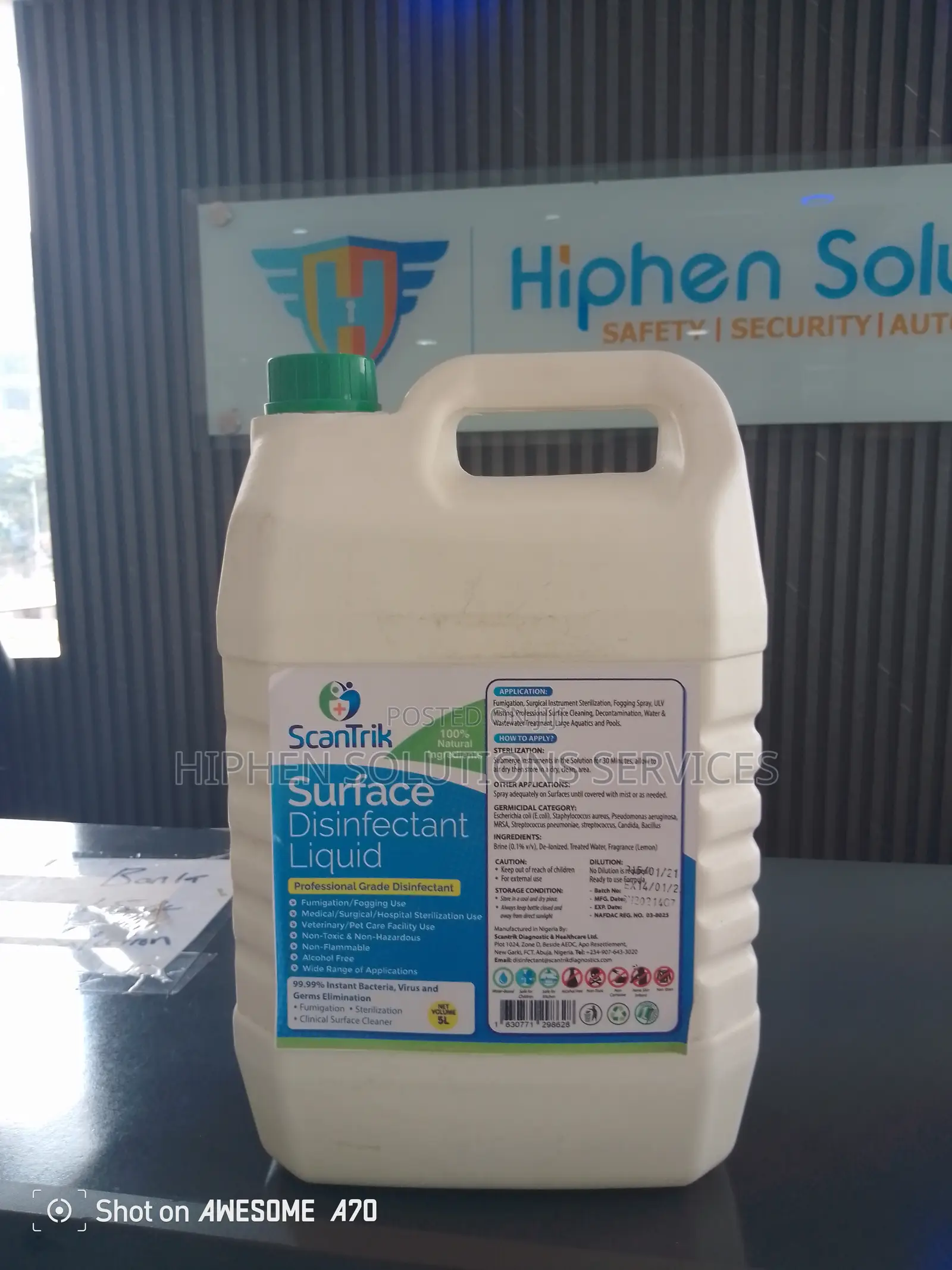 Industrial Pure Surface Disinfectant