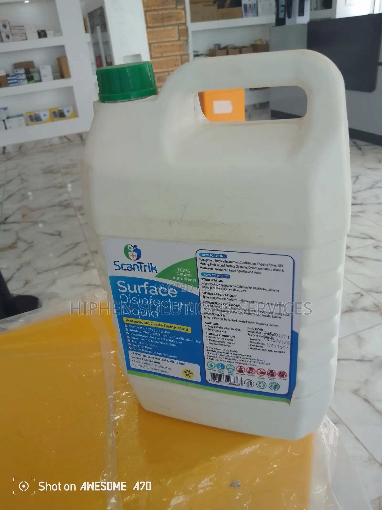 Hospital Disinfectant and Sanitizer Liquid