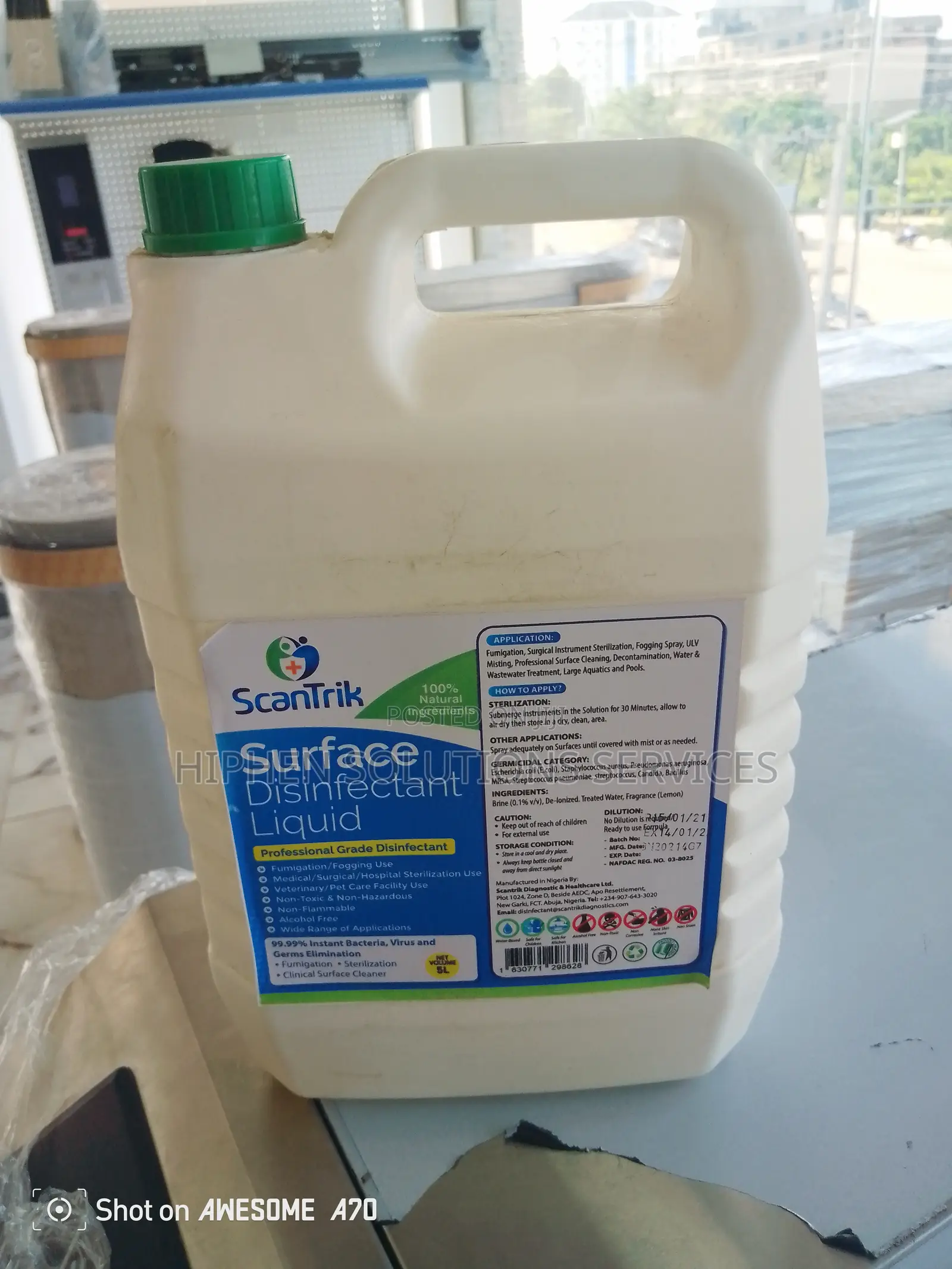 Surface Disinfectant Liquid