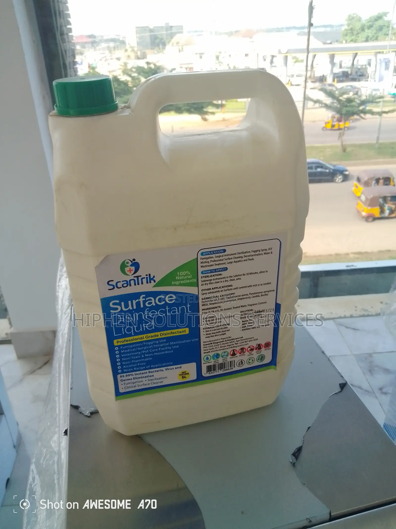 Surface Disinfectant Liquid 5L for School Office