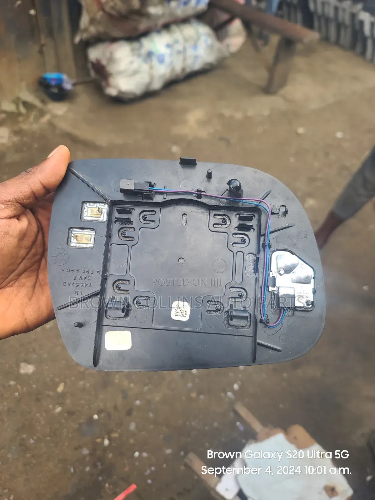 Side Mirror Glass Left Side Toyota Sienna 2012 With BSM