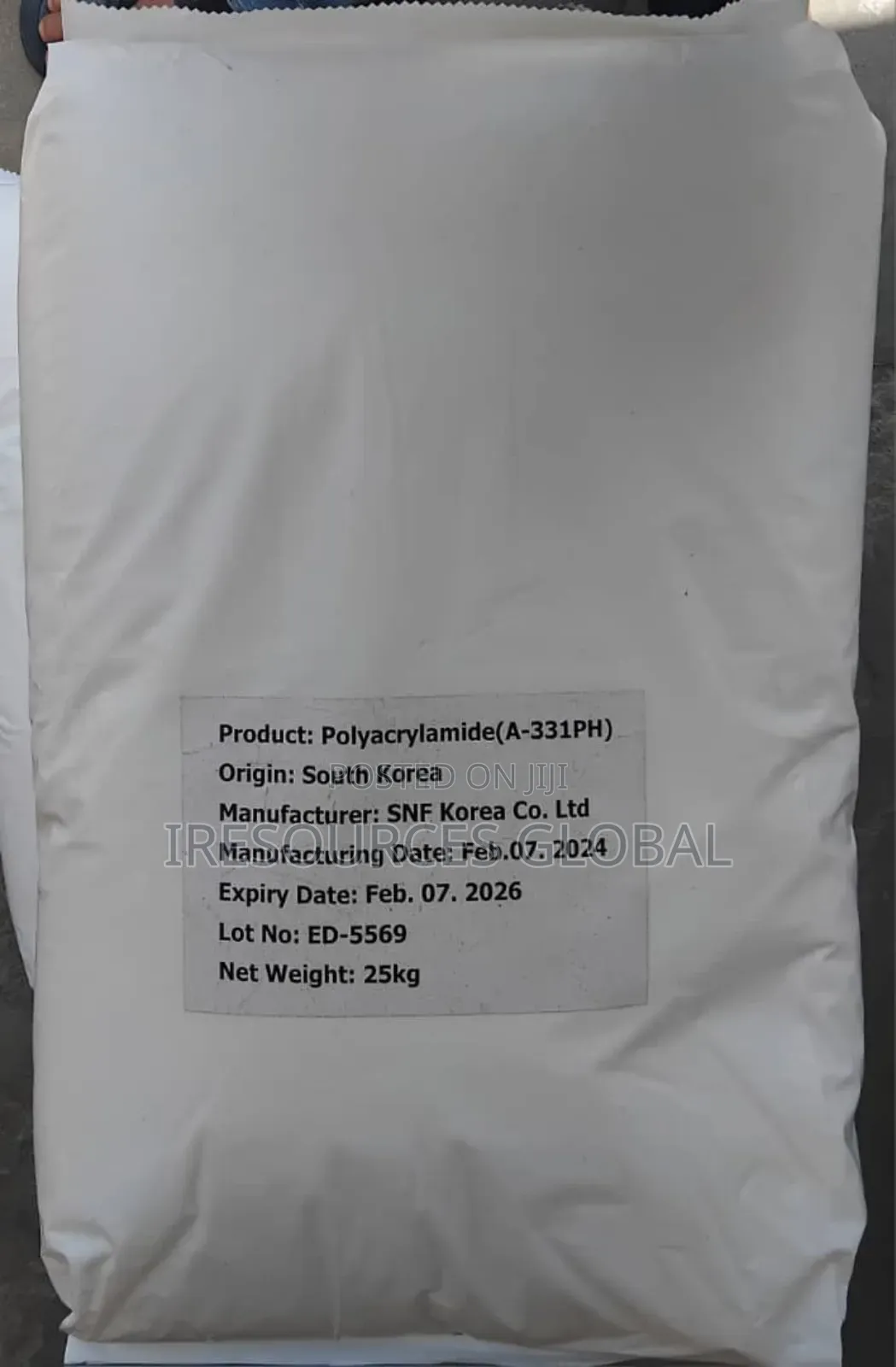 Polyacrylamide (Pam) Powder Ionic