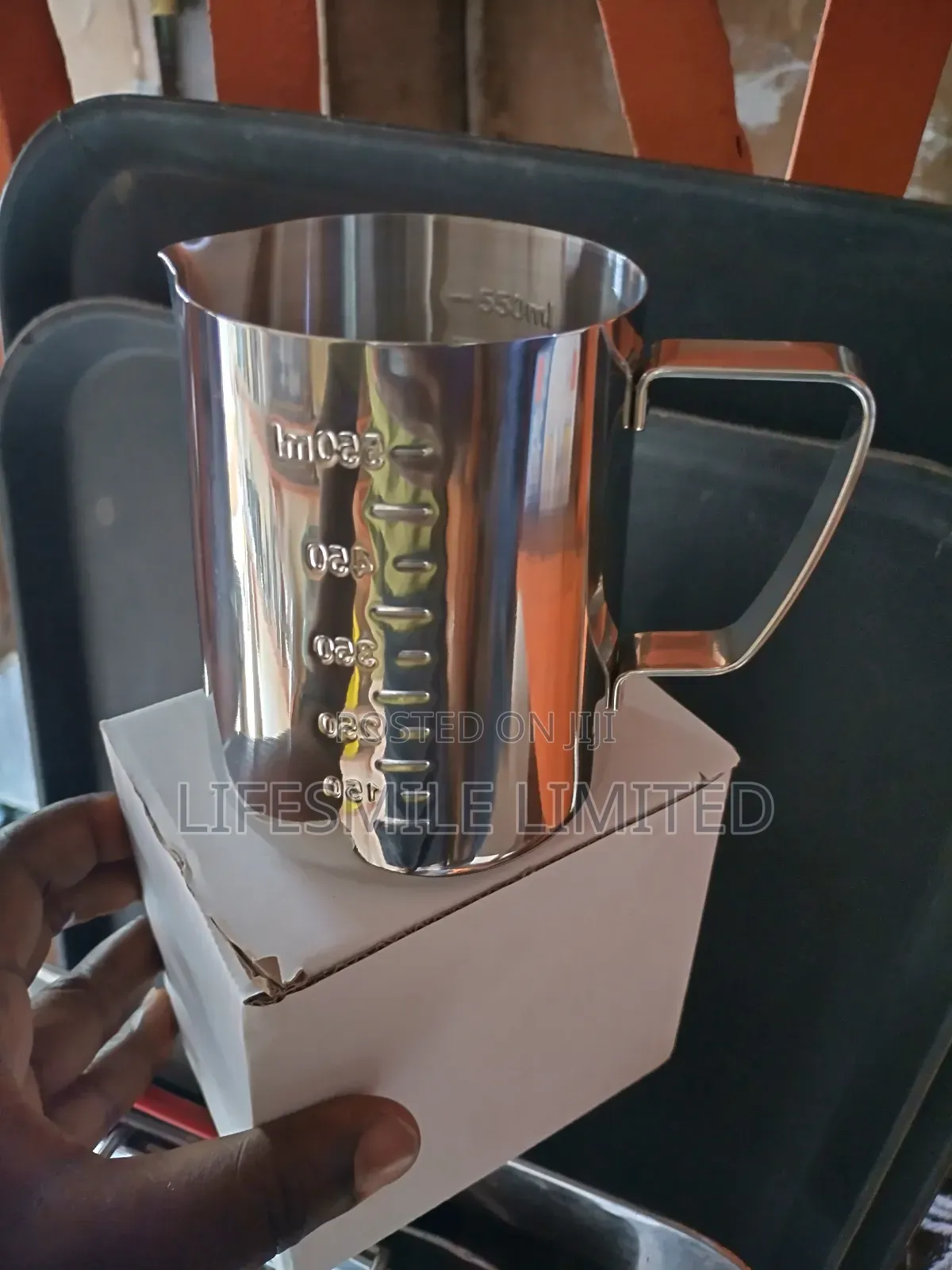 Stainless Steel Measuring Jug