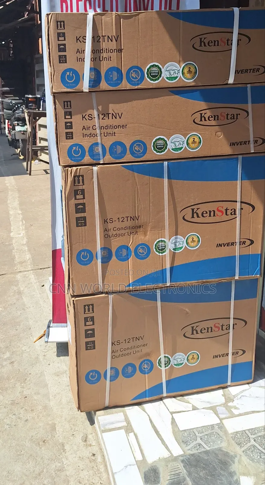 New Kenstar Inverter Split Ac 1.5hp (R410a) Copper With Kit