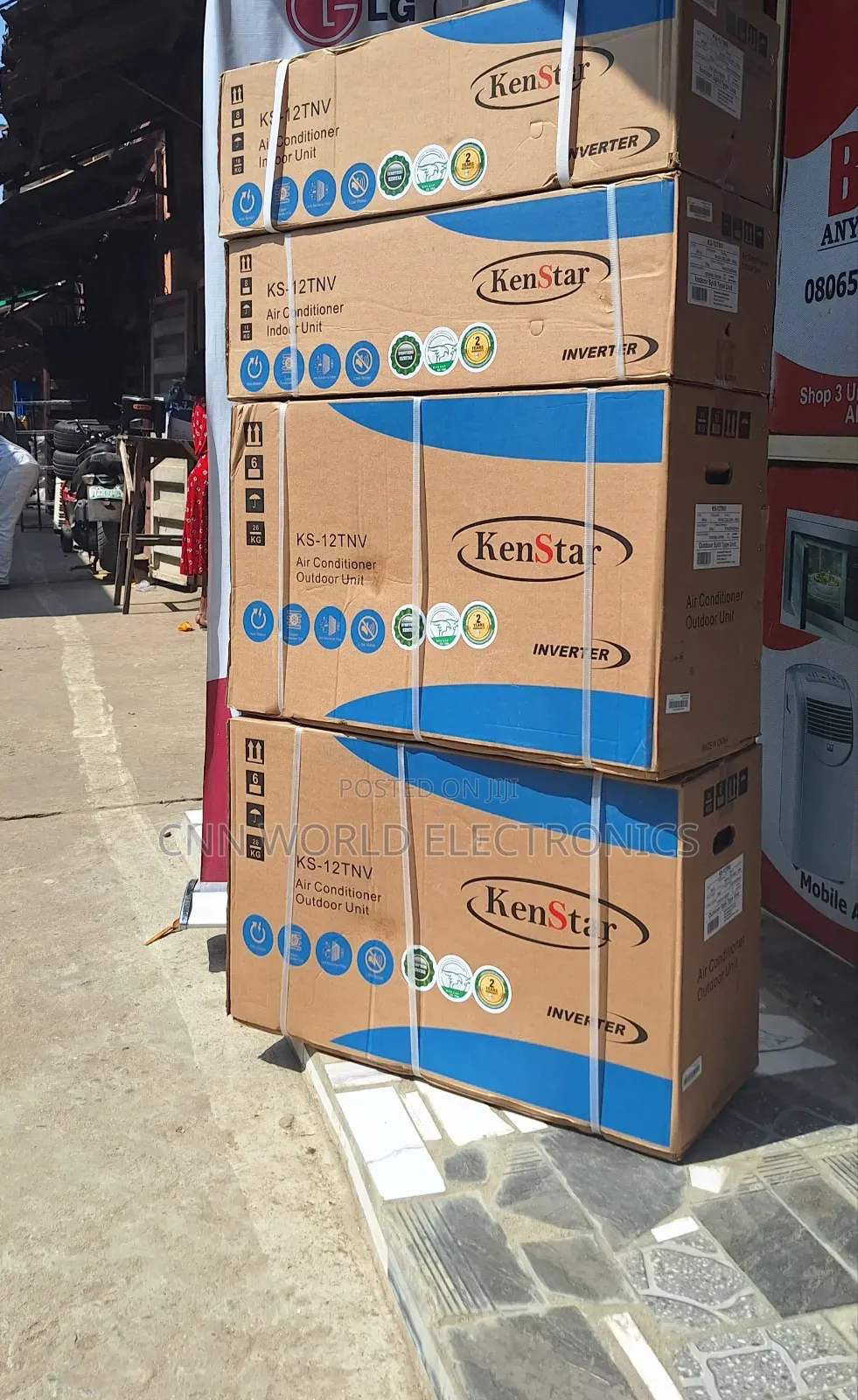 Original Kenstar 1.5hp Inverter Ac (Copper) With Kit R410a