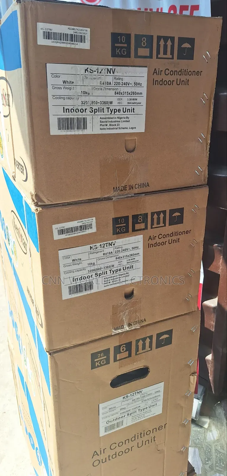 Original Kenstar 1.5hp Inverter Ac (Copper) With Kit R410a