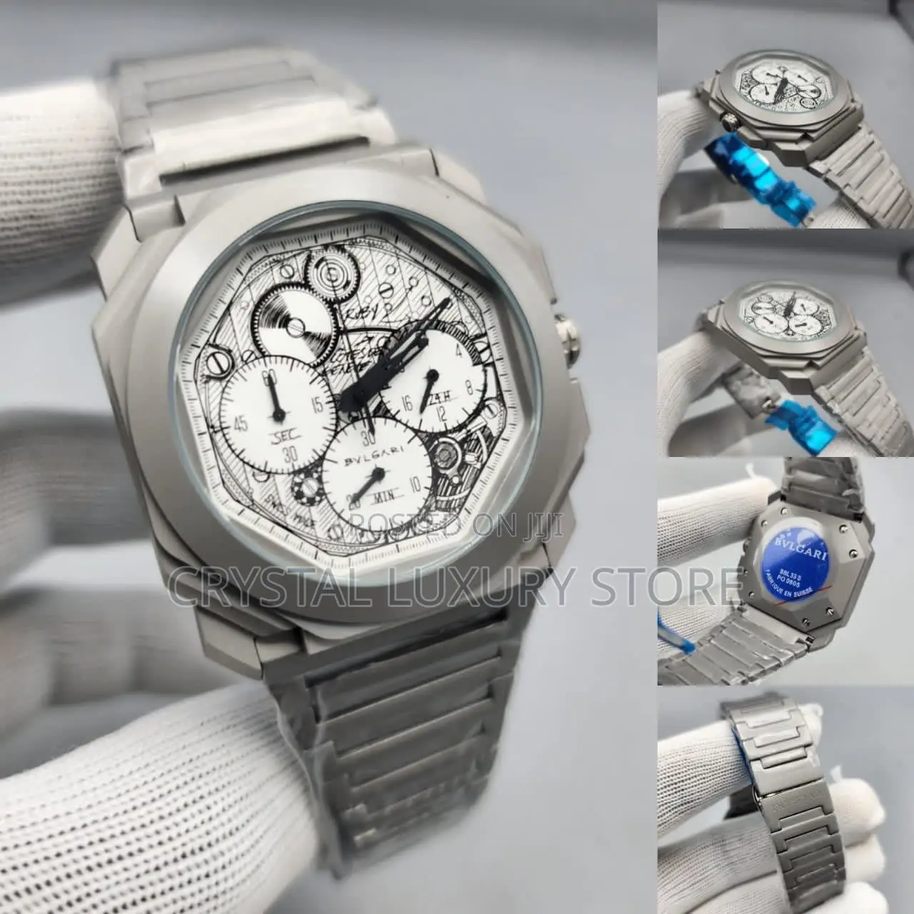 Bvlgari Quality Luxury Men Chain Wristwatch