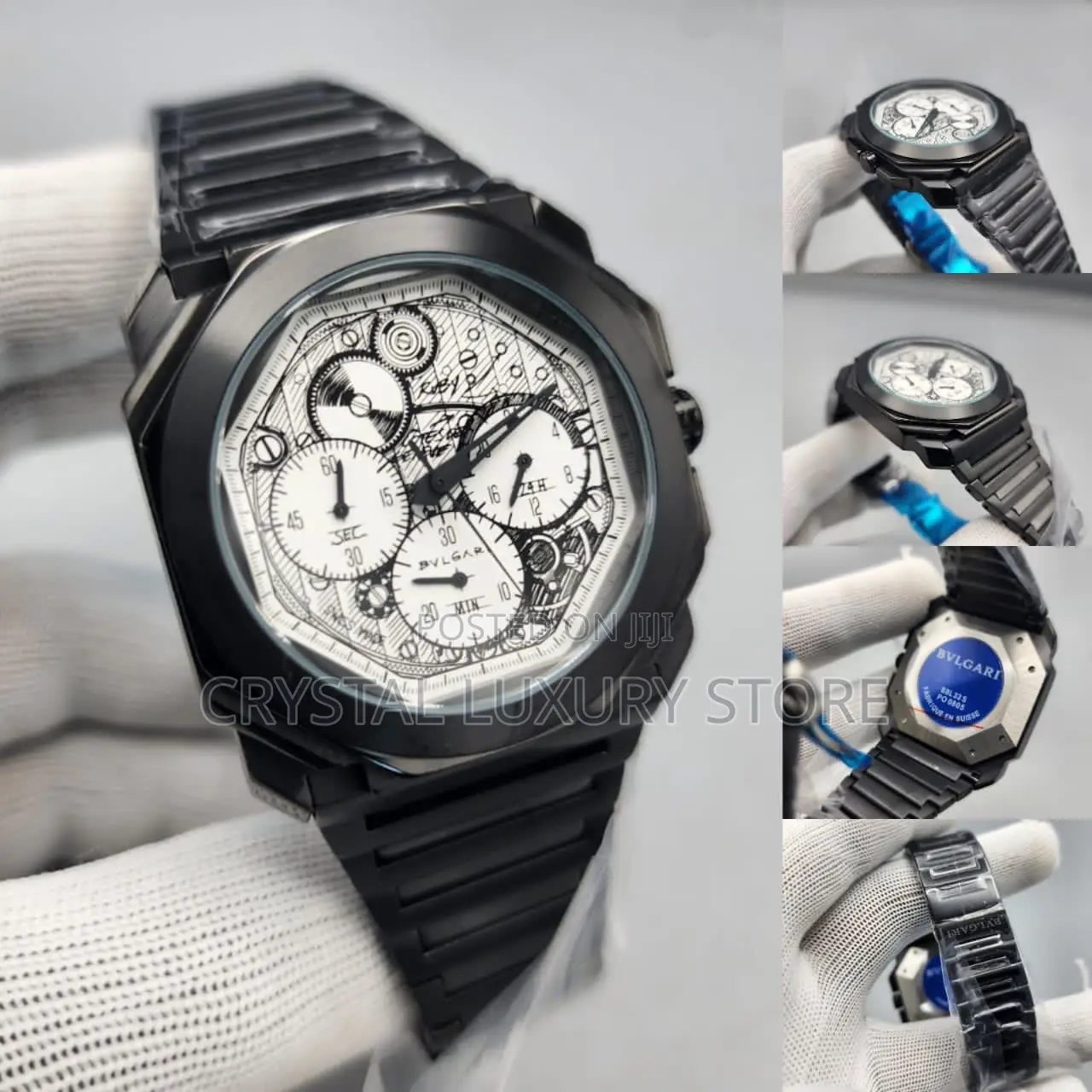 Bvlgari Quality Luxury Men Chain Wristwatch