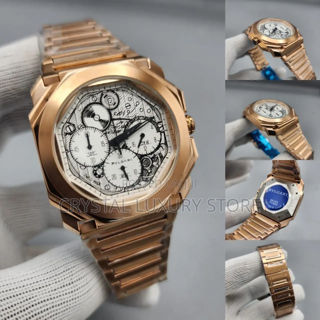 Bvlgari Quality Luxury Men Chain Wristwatch
