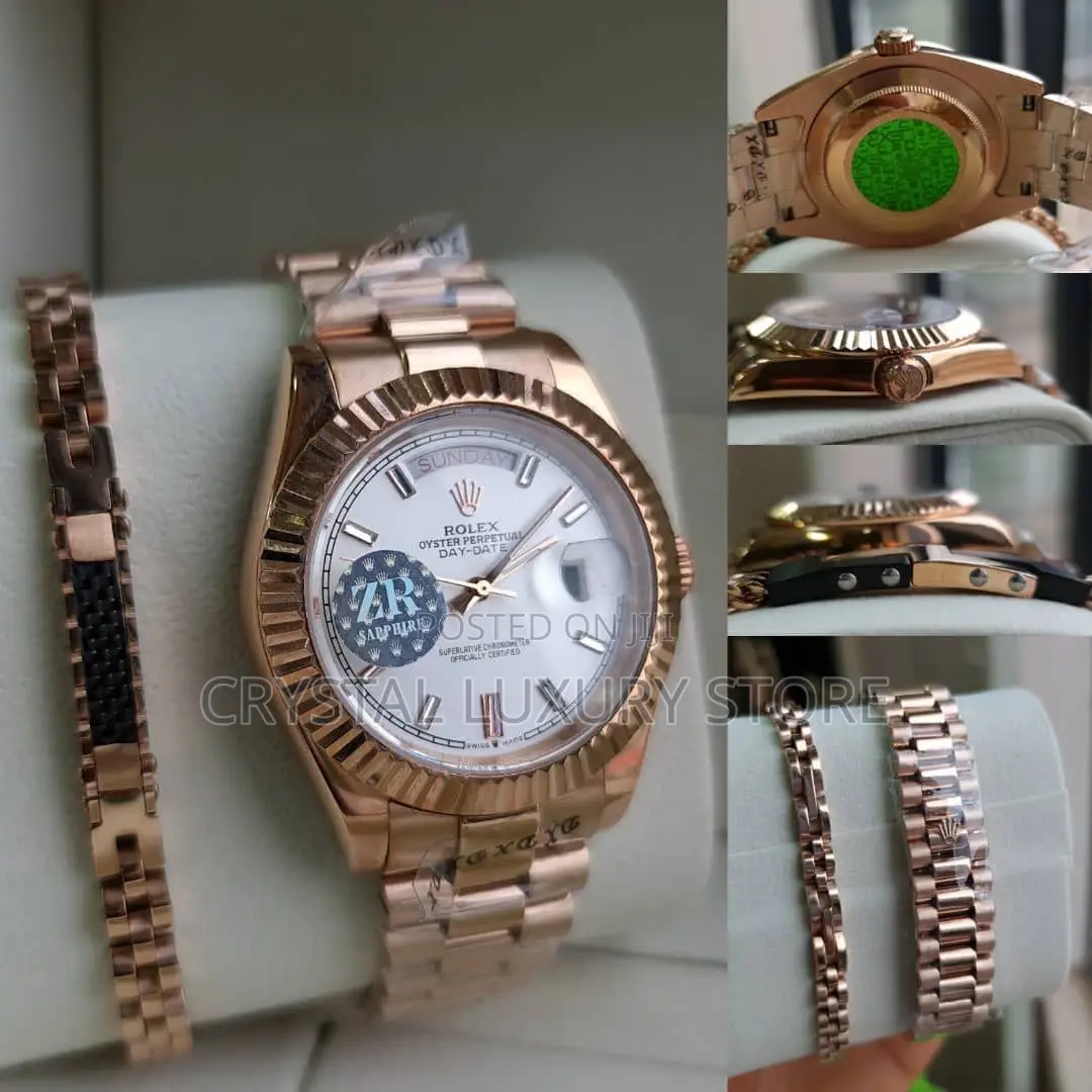Rolex AAA Quality Luxury Men Chain Wristwatch