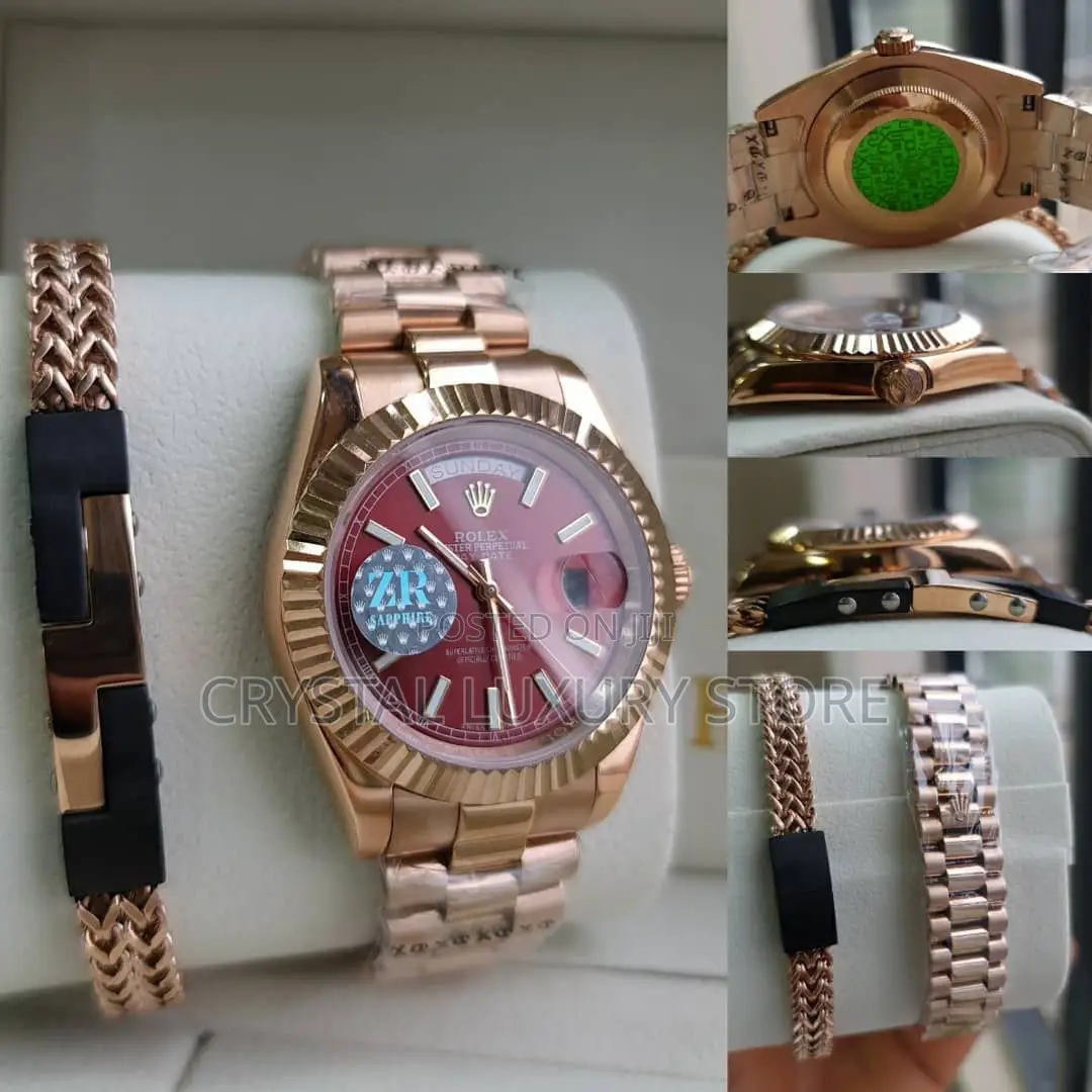 Rolex AAA Quality Luxury Men Chain Wristwatch