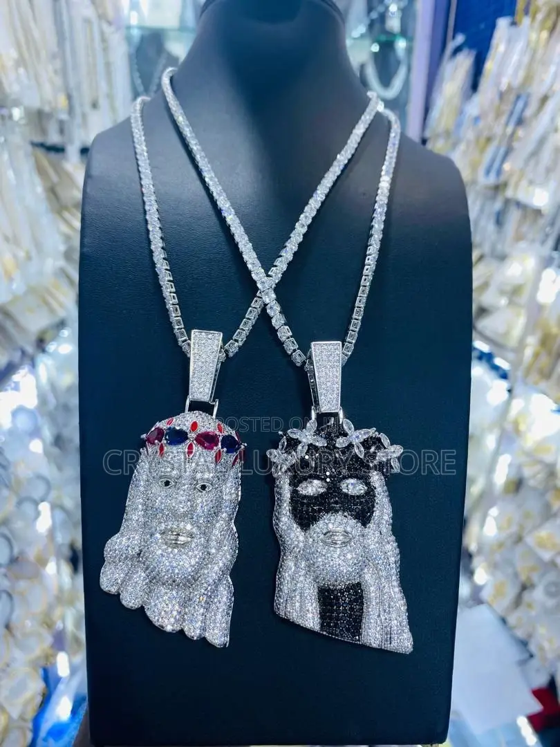 New Cubic Zirconia Quality Luxury Men Necklace