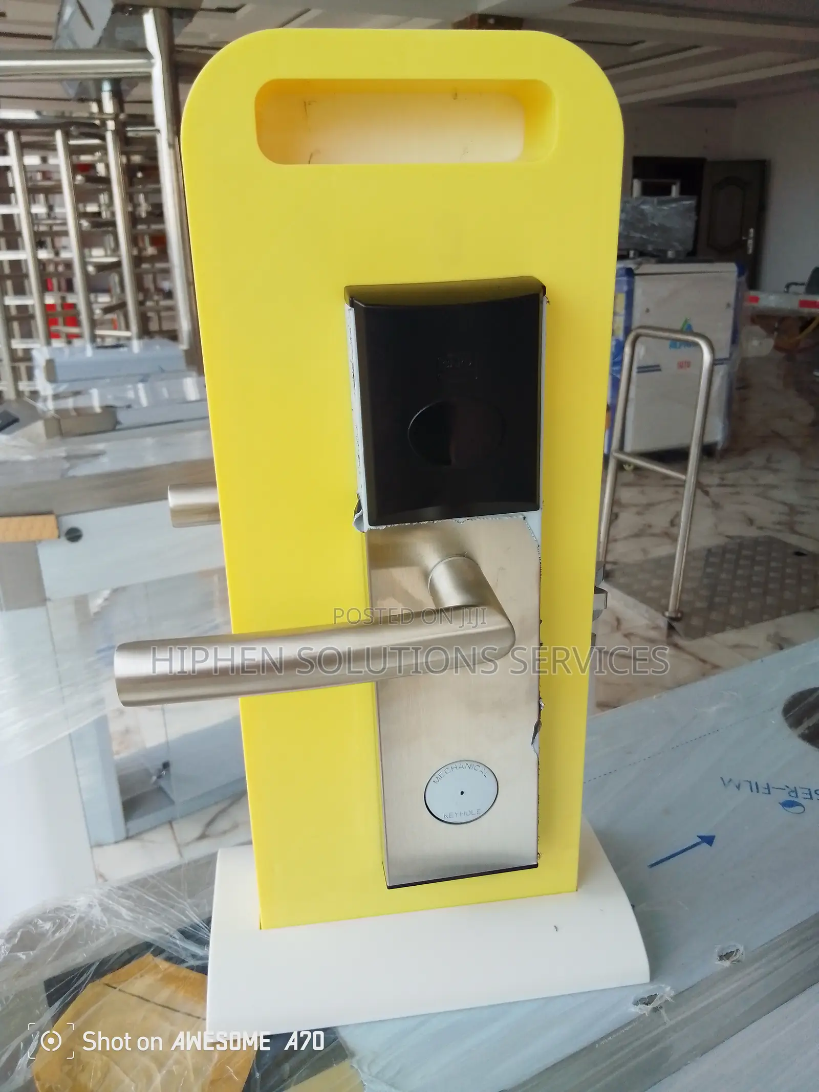 ALPHAR 01 Silver Hotel Card Lock