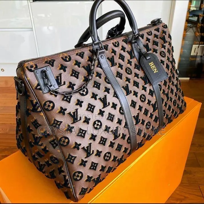 Louis Vuitton Quality Luxury Genuine Leather Duffle Bag