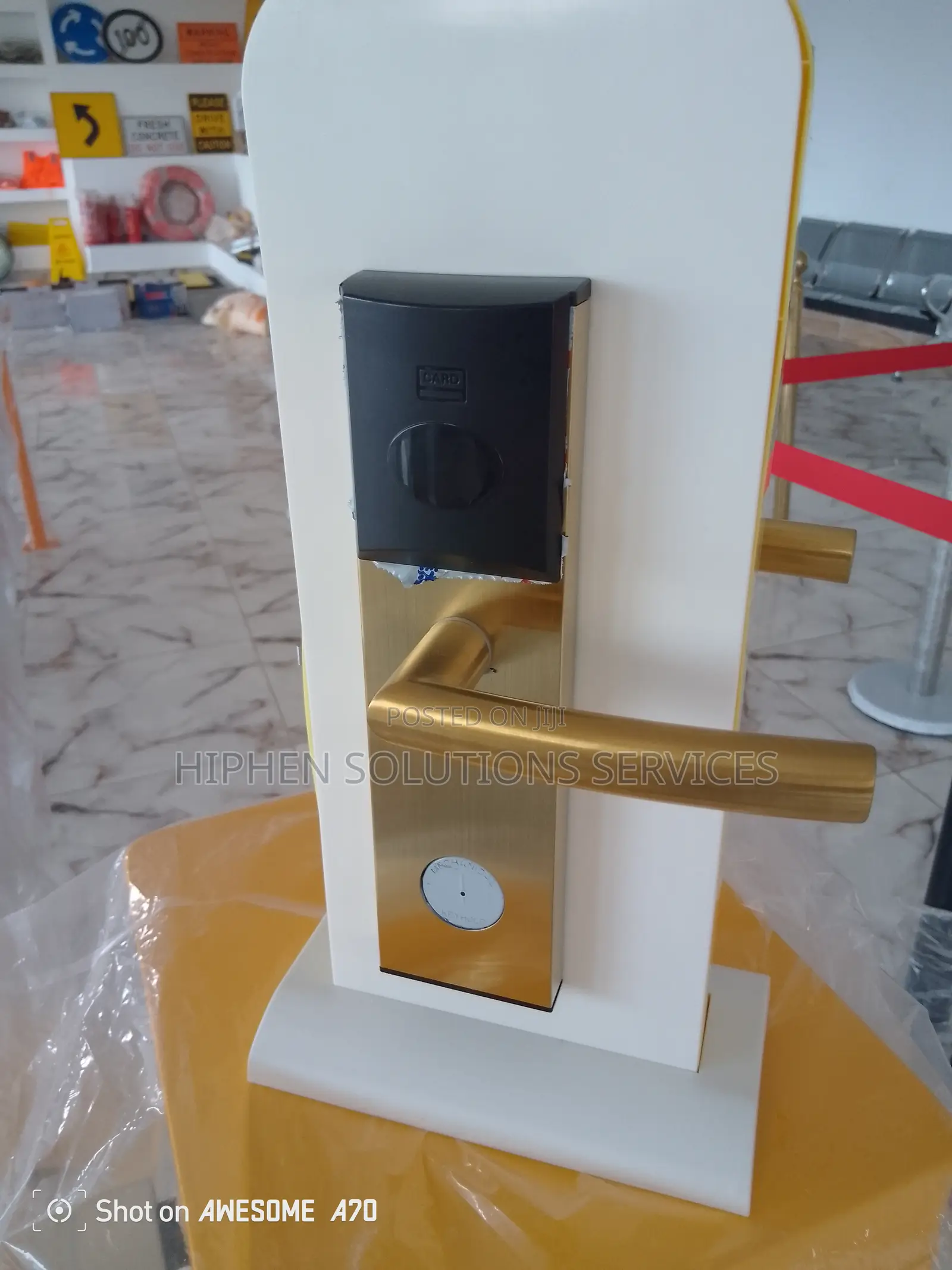Key Card Hotel Lock Gold