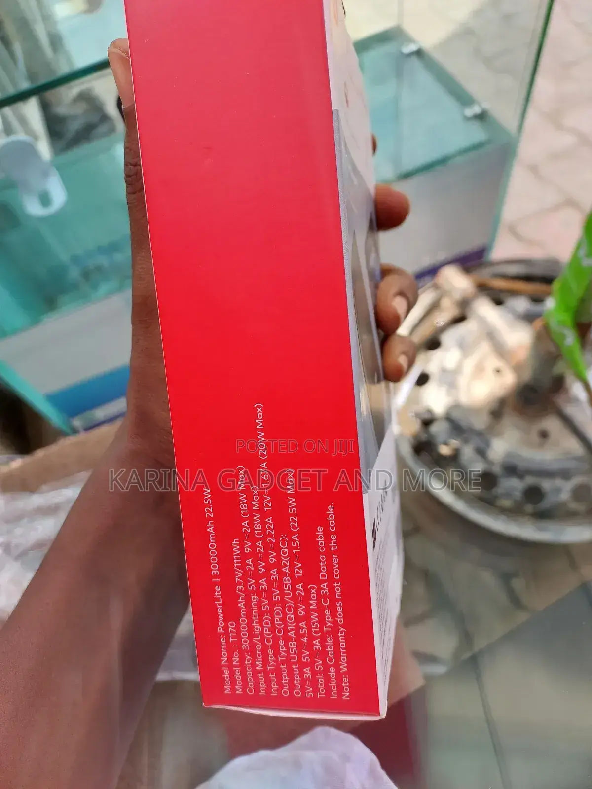 Itel 30000mah Power Bank 22.5w