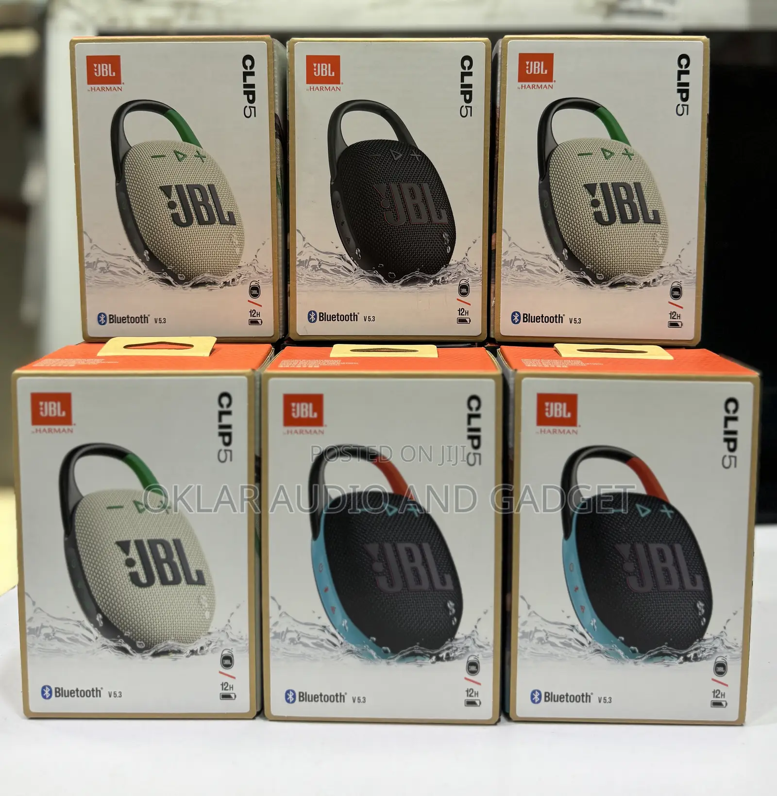 JBL Clip 5 Portable Bluetooth Speaker